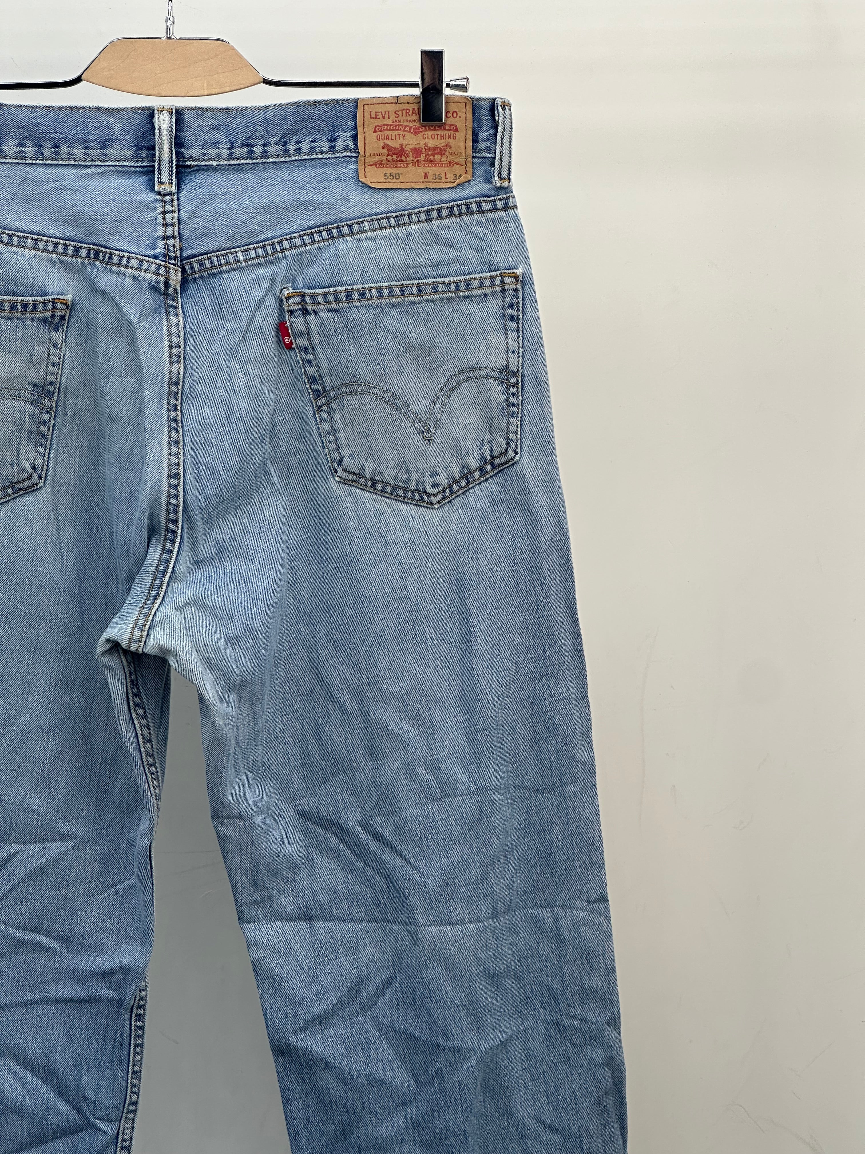 LEVI'S 550 RELAXED FIT TAGLIA: 50 ITA = W36 L34
