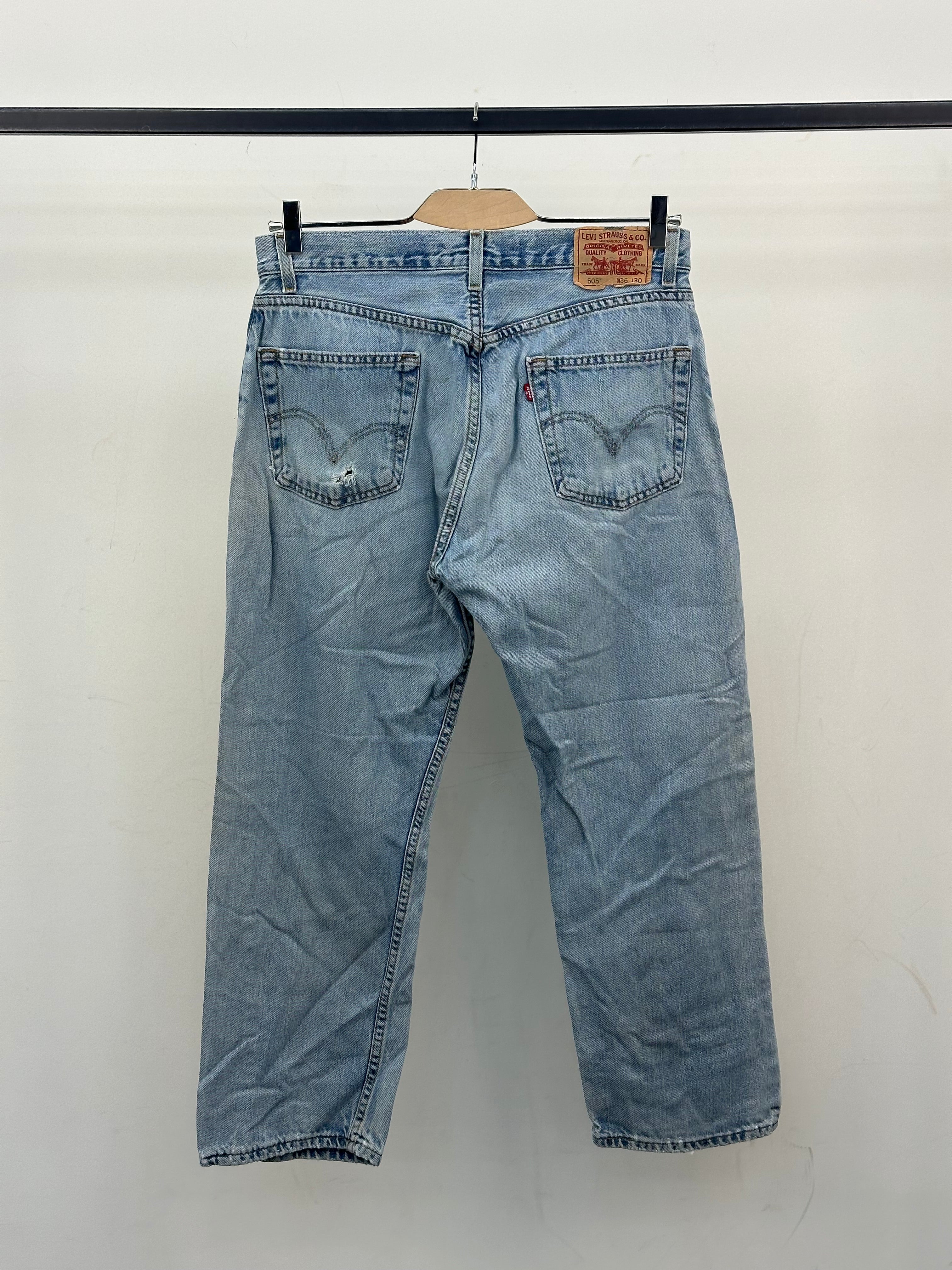 LEVI'S 505 STRAIGHT FIT TAGLIA: 50 ITA = W36 L30