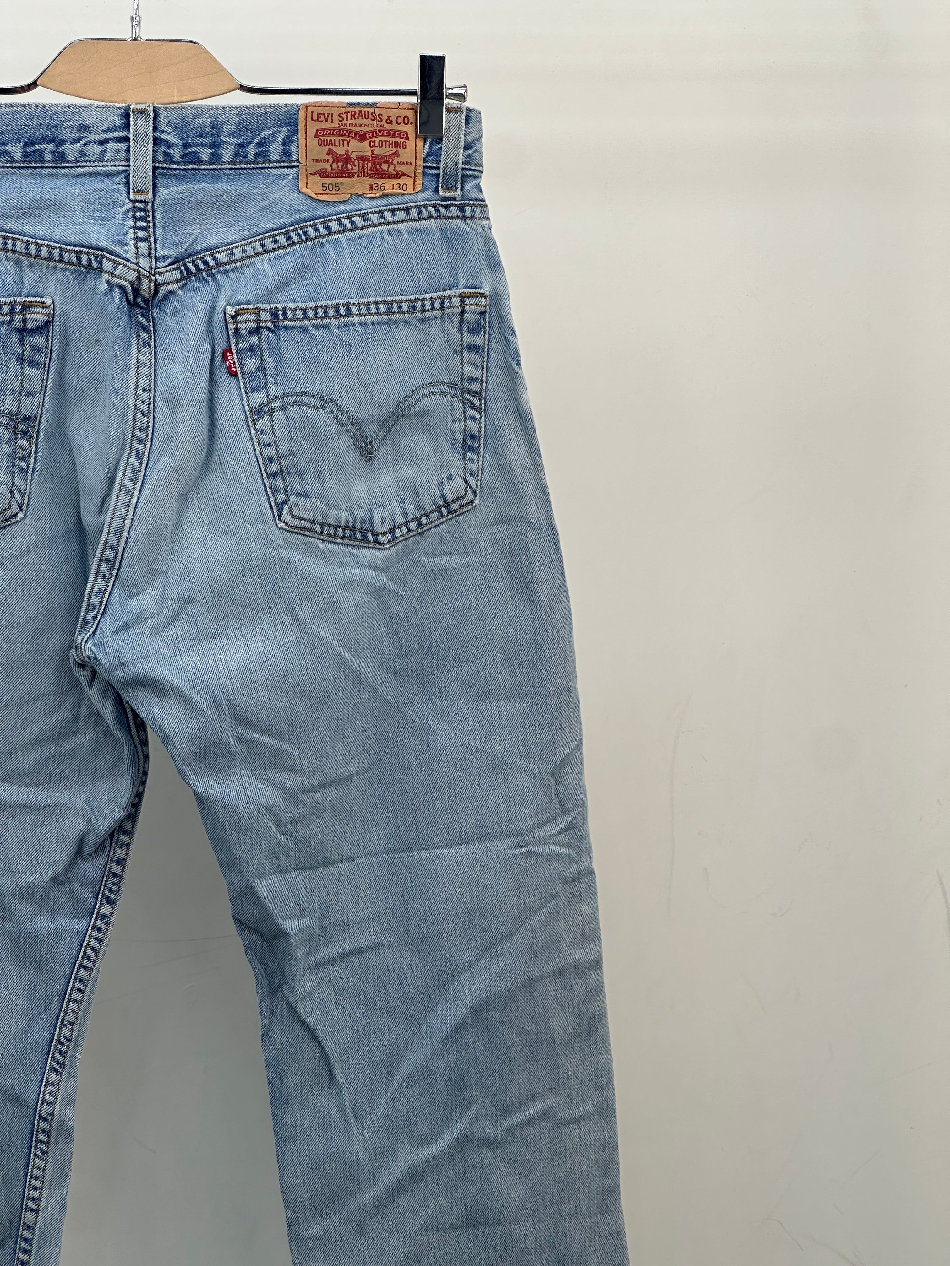 LEVI'S 505 STRAIGHT FIT TAGLIA: 50 ITA = W36 L30