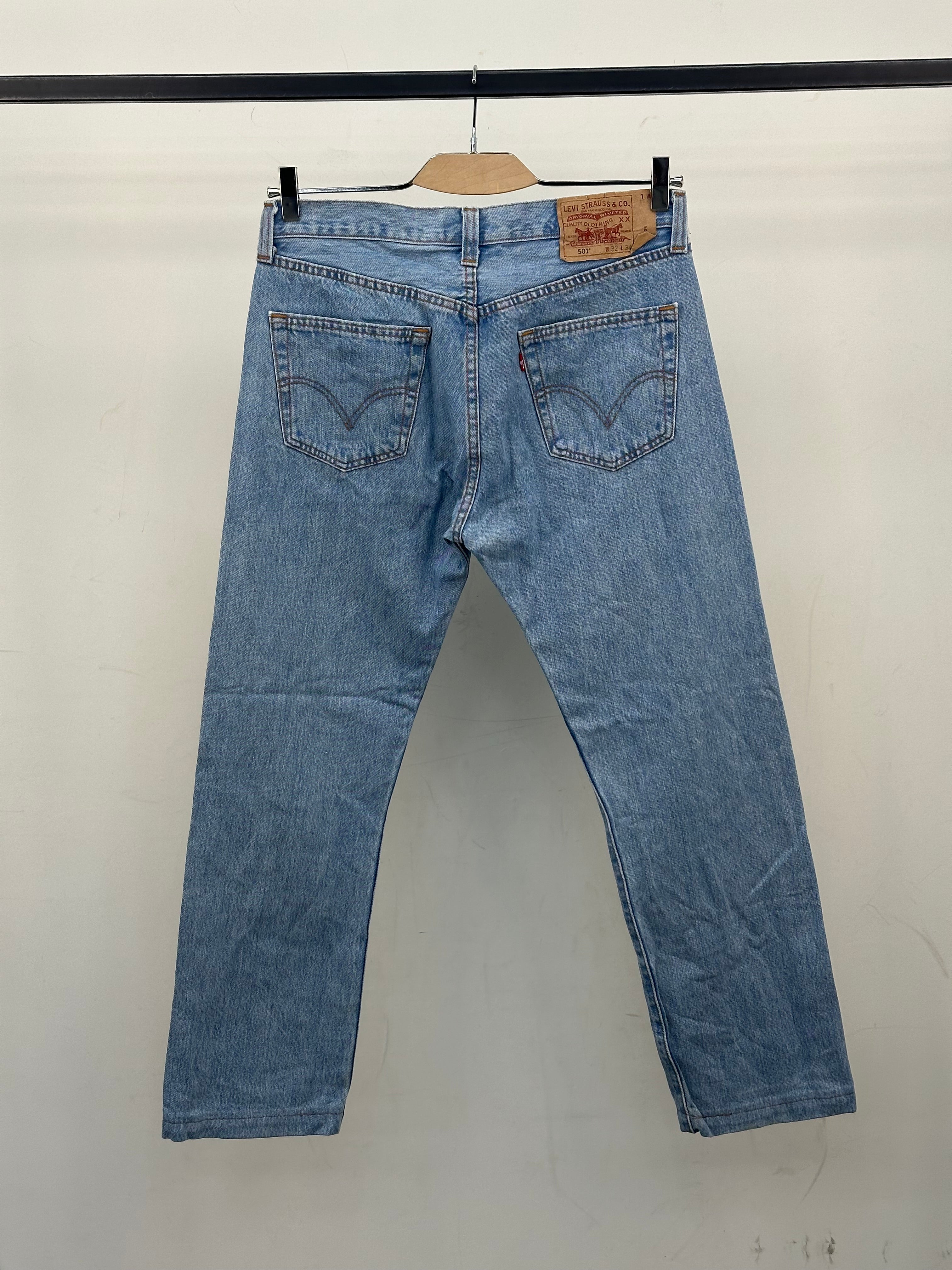 LEVI'S 501 REGULAR FIT TAGLIA: 46 ITA = W32 L34