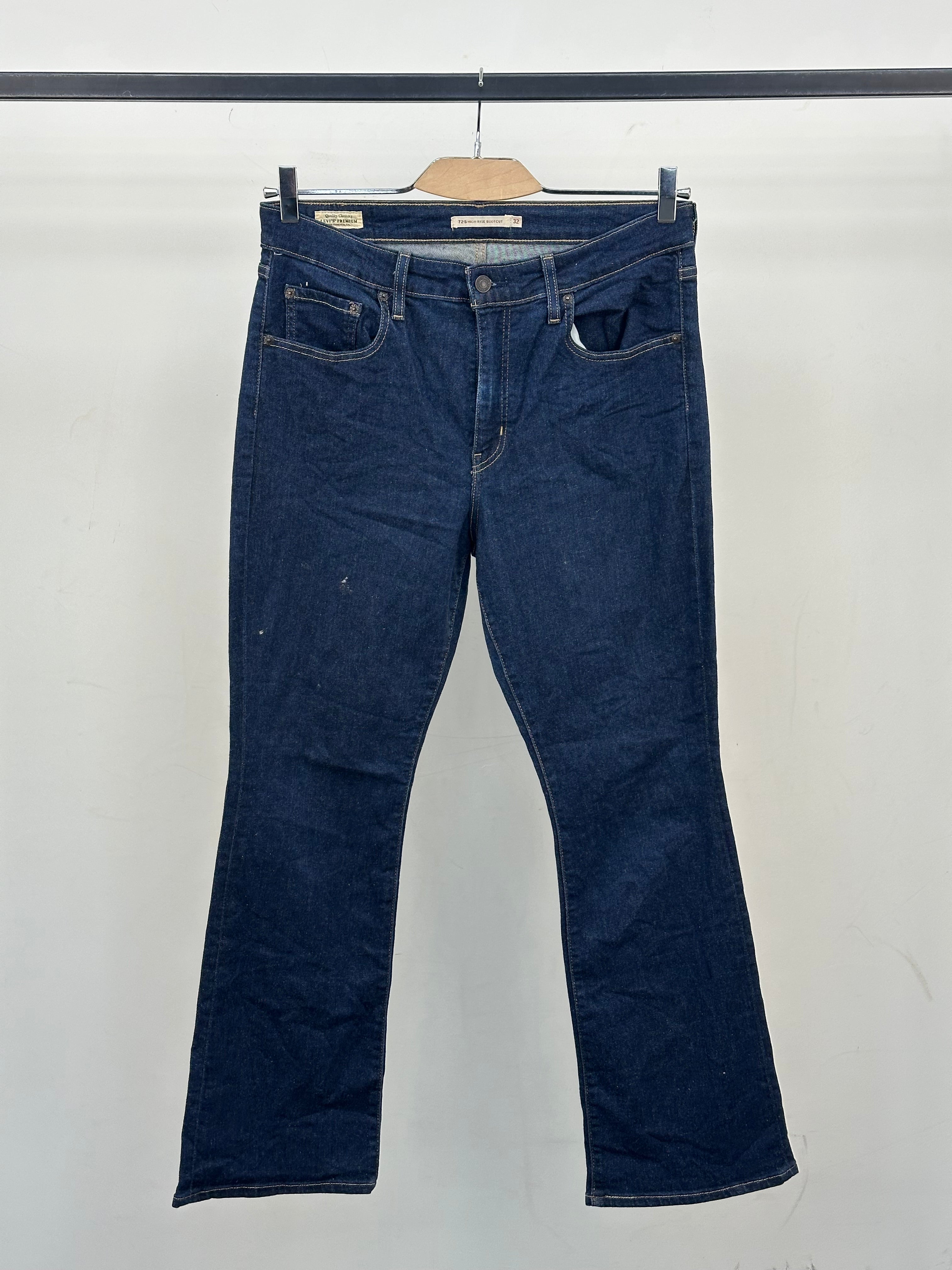 LEVI'S 725 HIGH RISE BOOTCUT FIT TAGLIA: 46 ITA = W32 L30