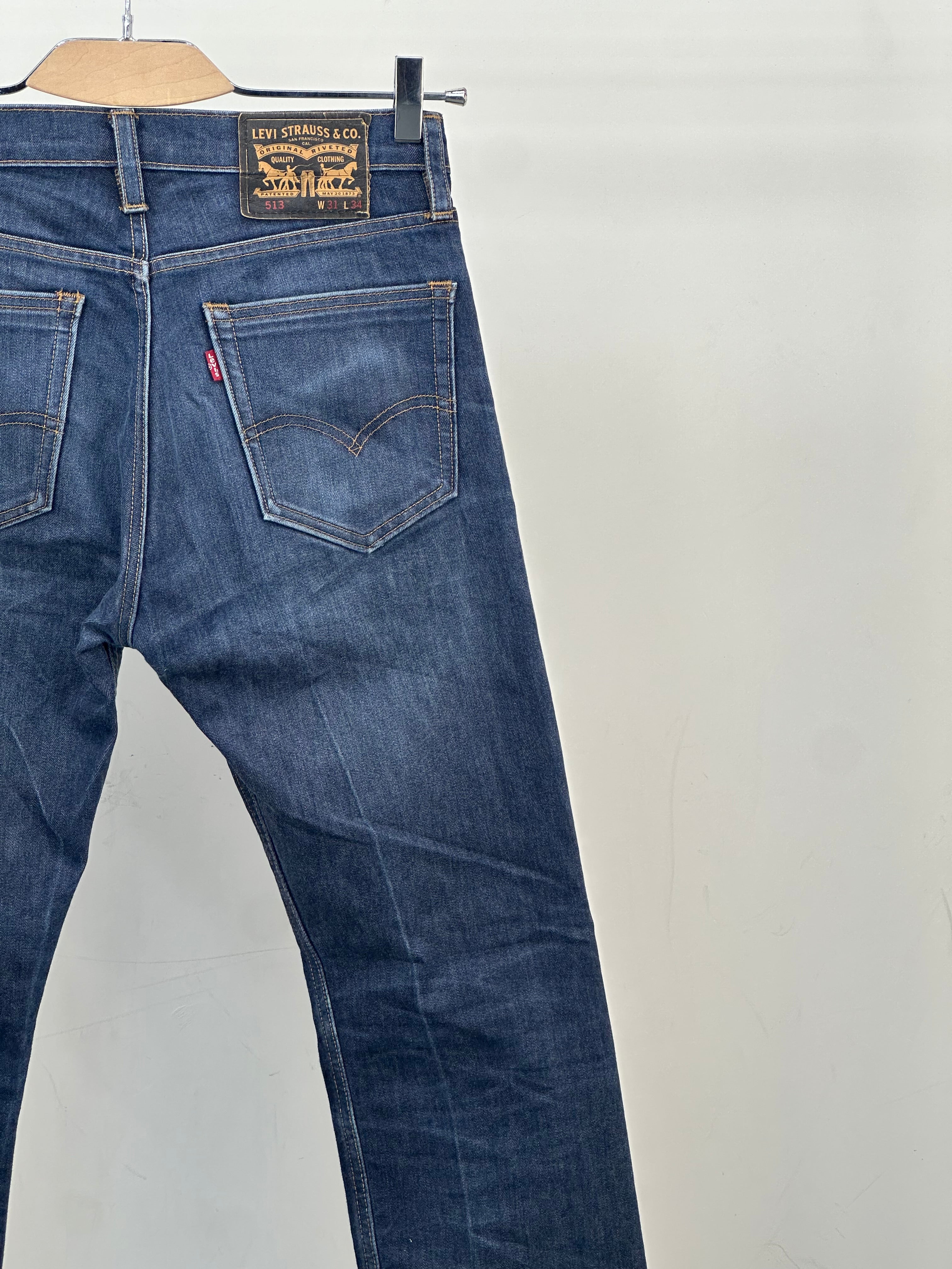 LEVI'S 513 SLIM FIT TAGLIA: 45 ITA = W31 L34