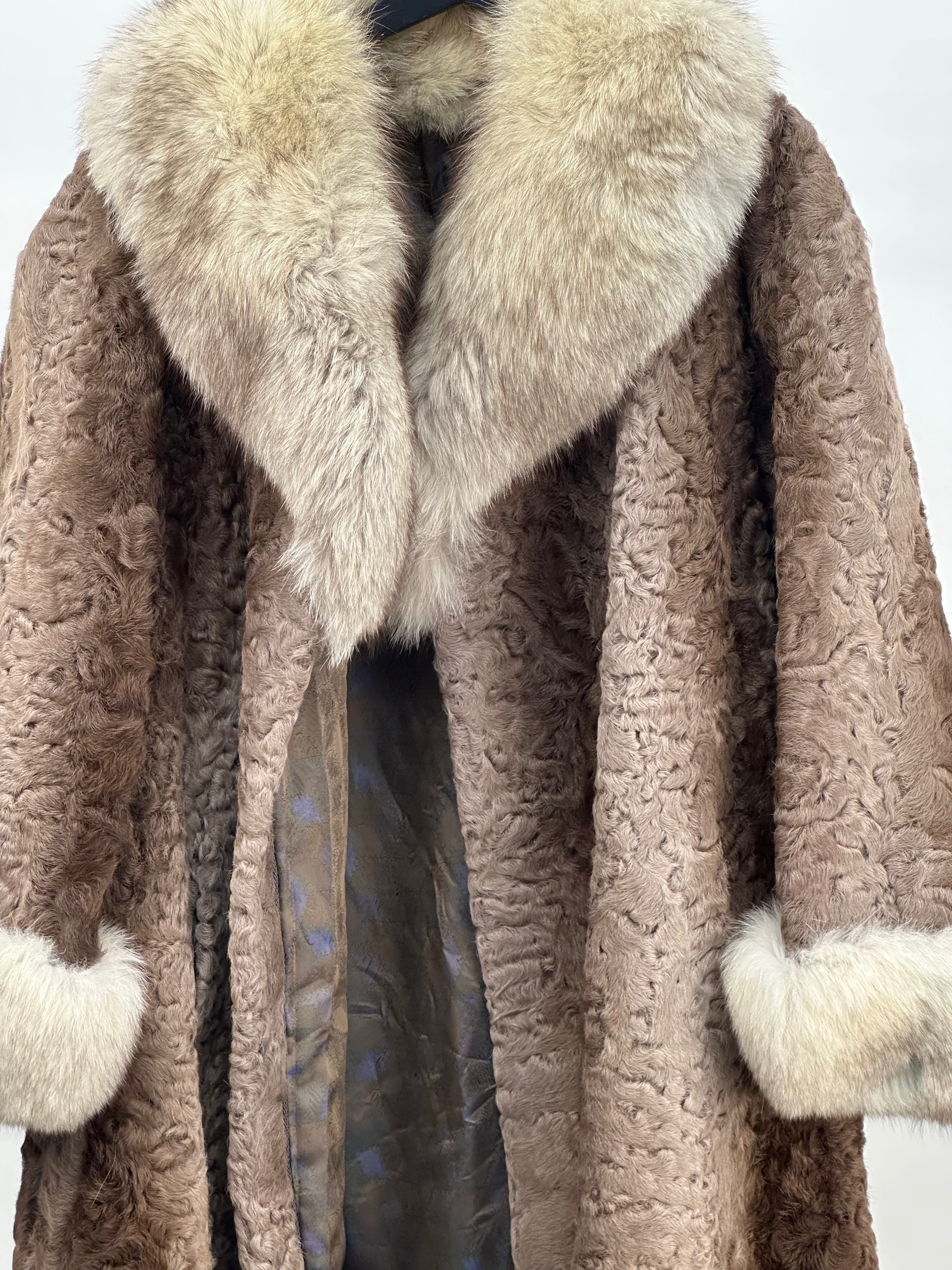 ASTRAKAN AND FOX FUR