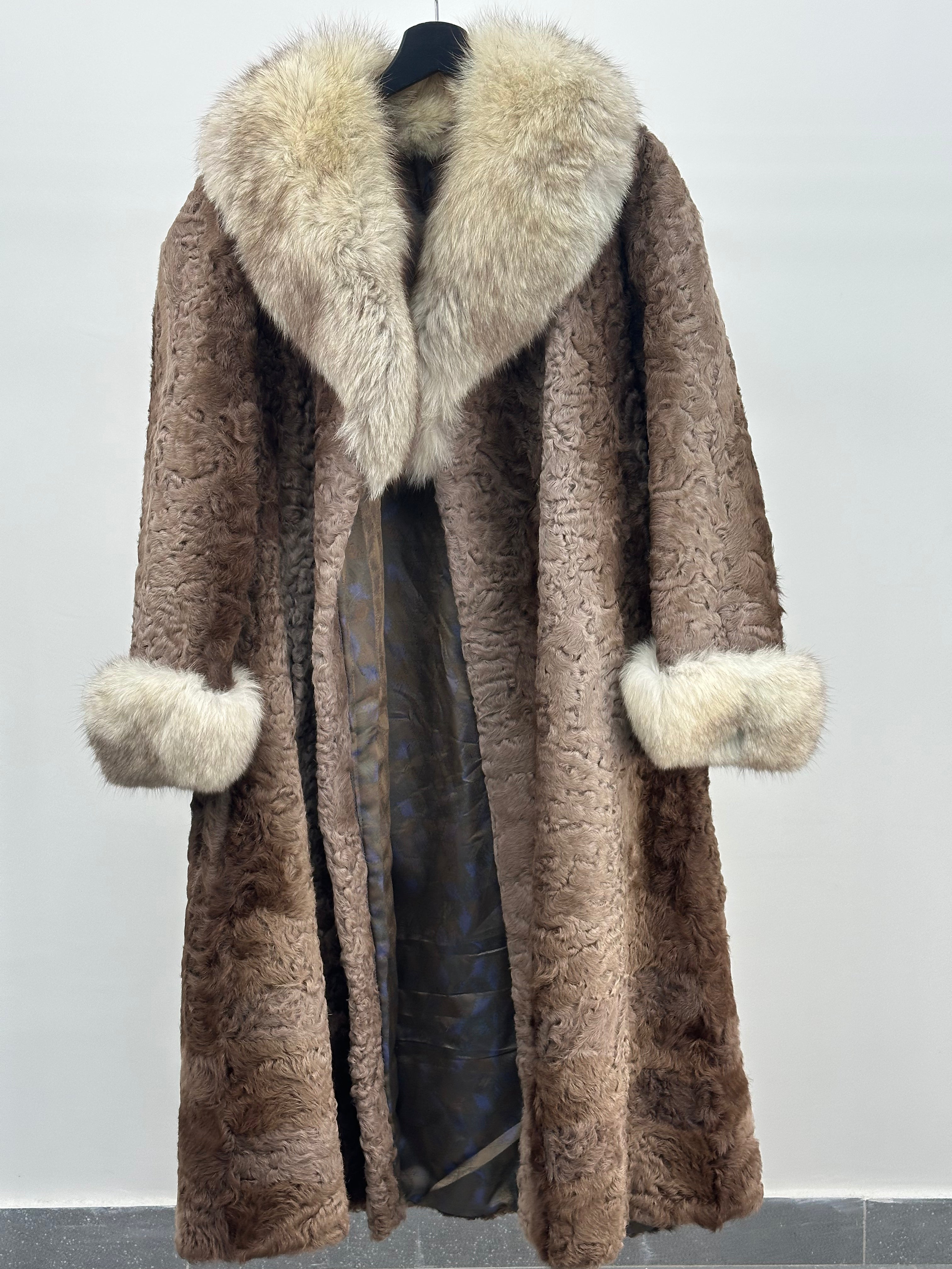 ASTRAKAN AND FOX FUR
