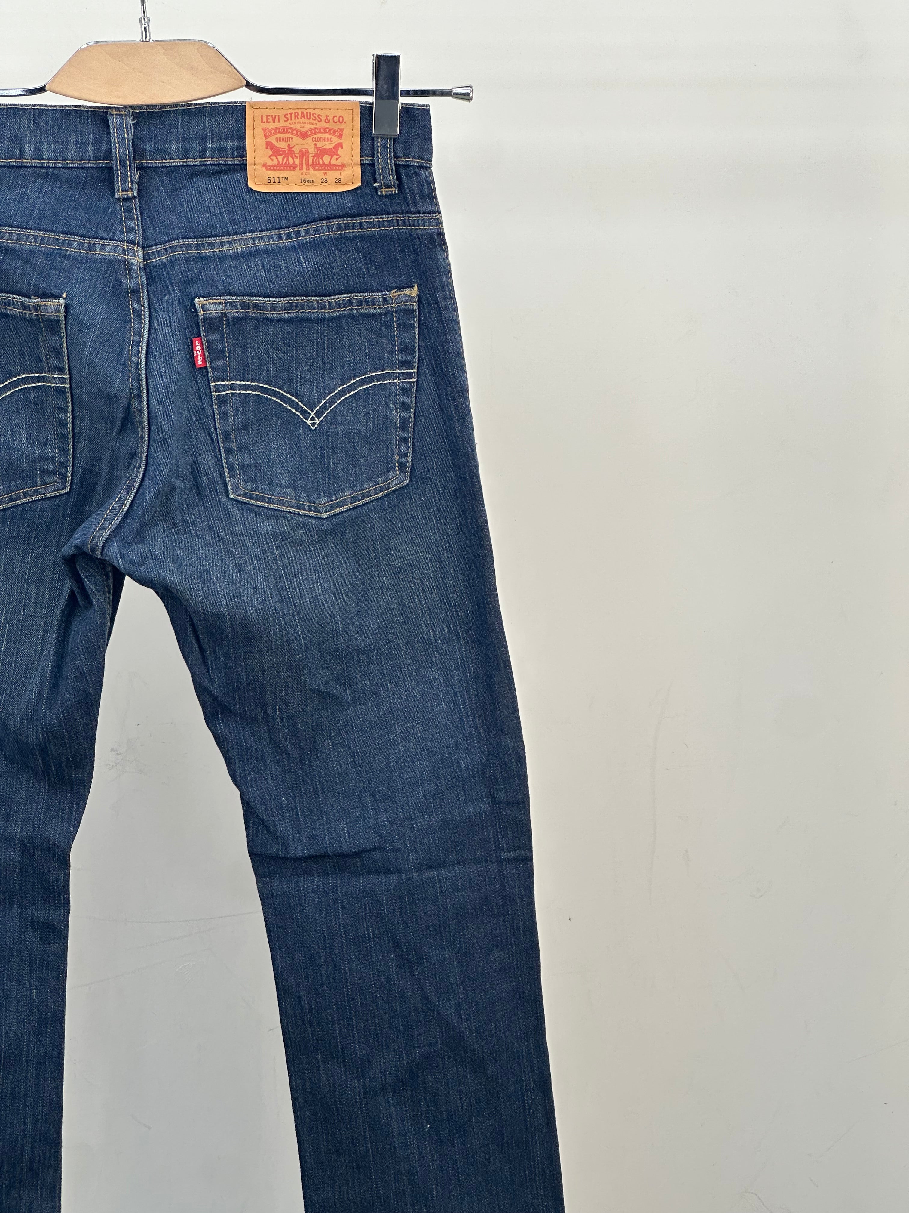 LEVI'S 511 SLIM FIT TAGLIA: 42 ITA = W28 L28 (ADOLESCENTE)
