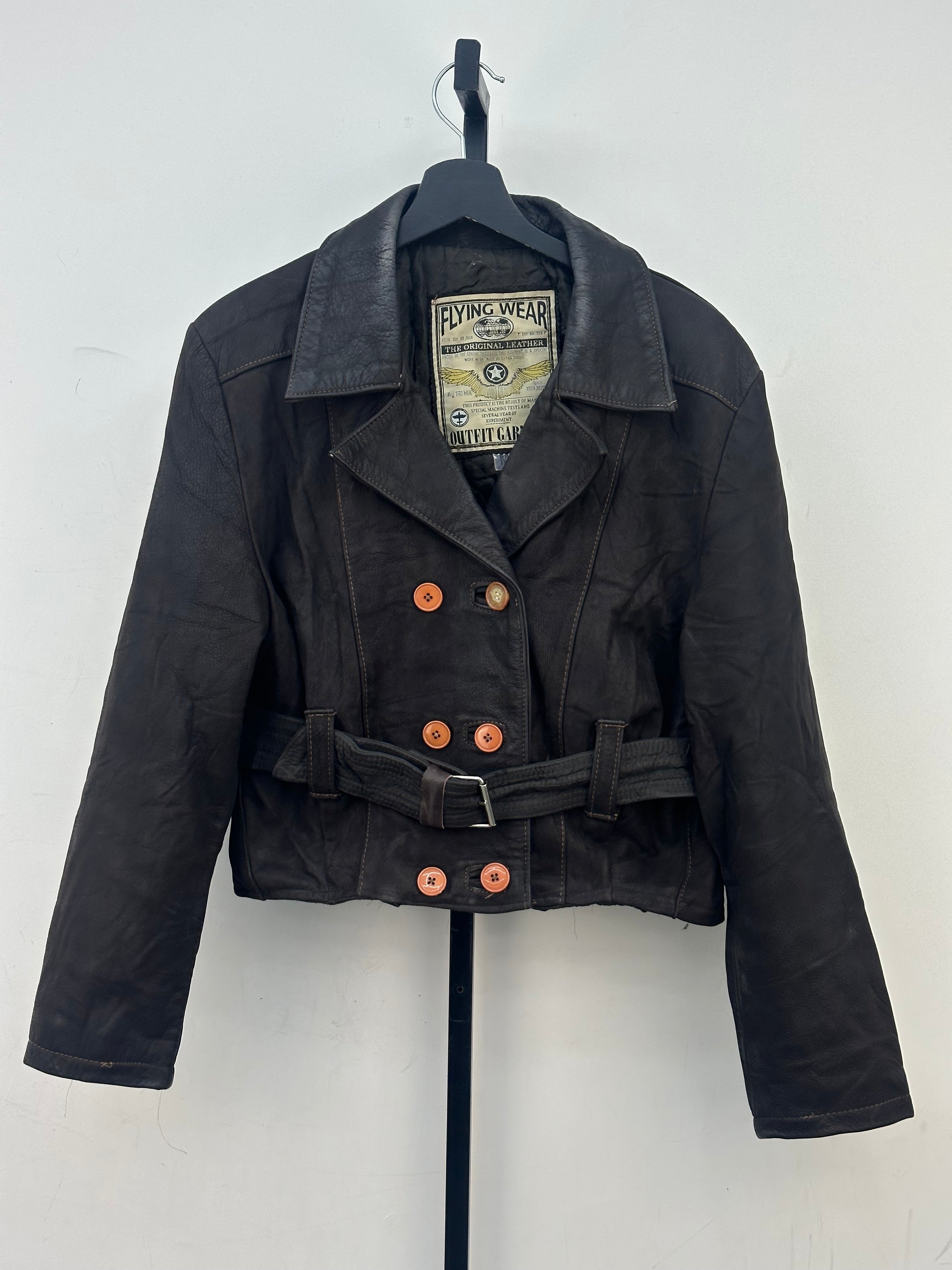 GIACCA CROPPED VERA PELLE TAGLIA: M