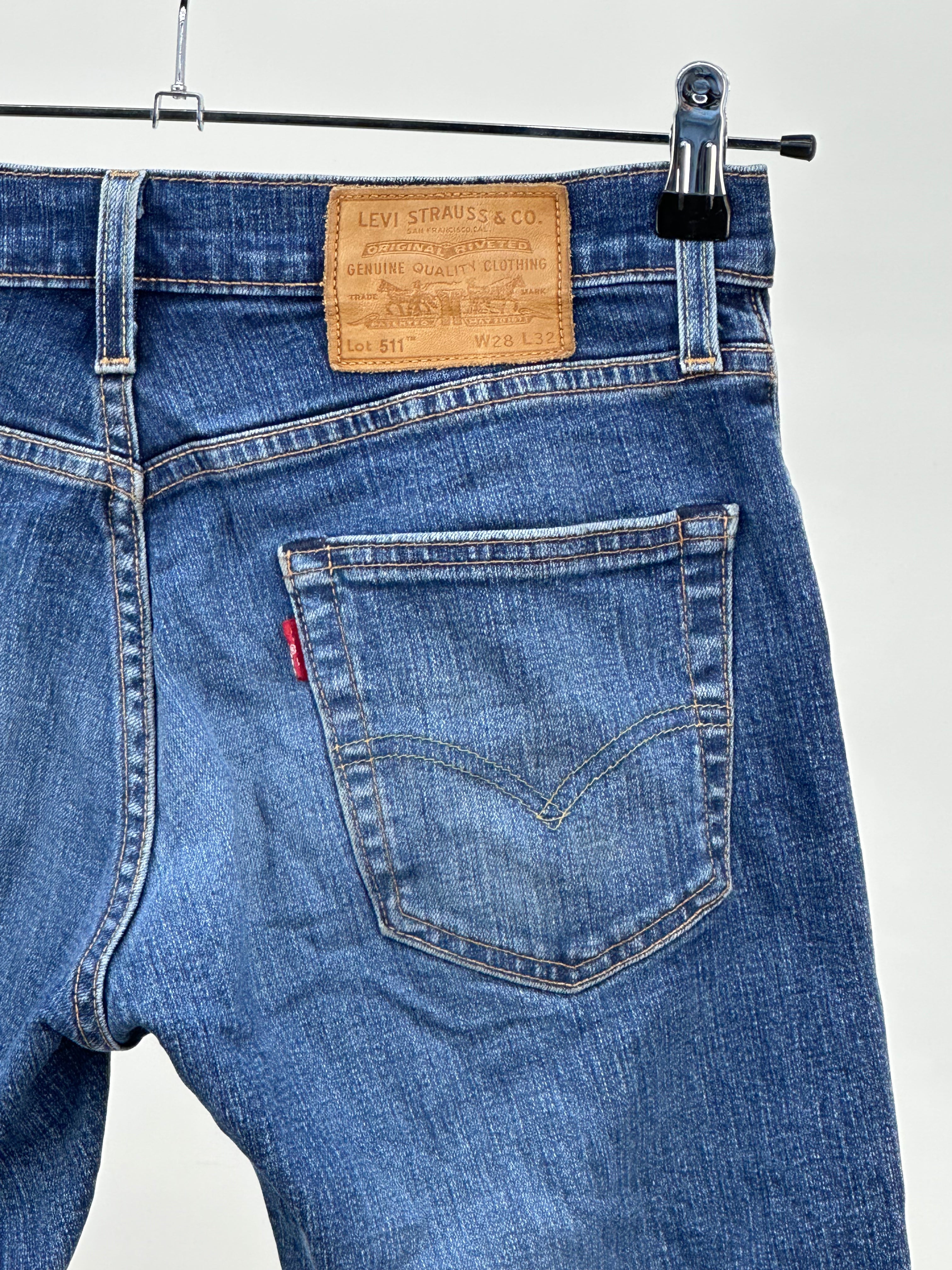 LEVI'S 511 SLIM LAVAGGIO INTERMEDIO W28 L32