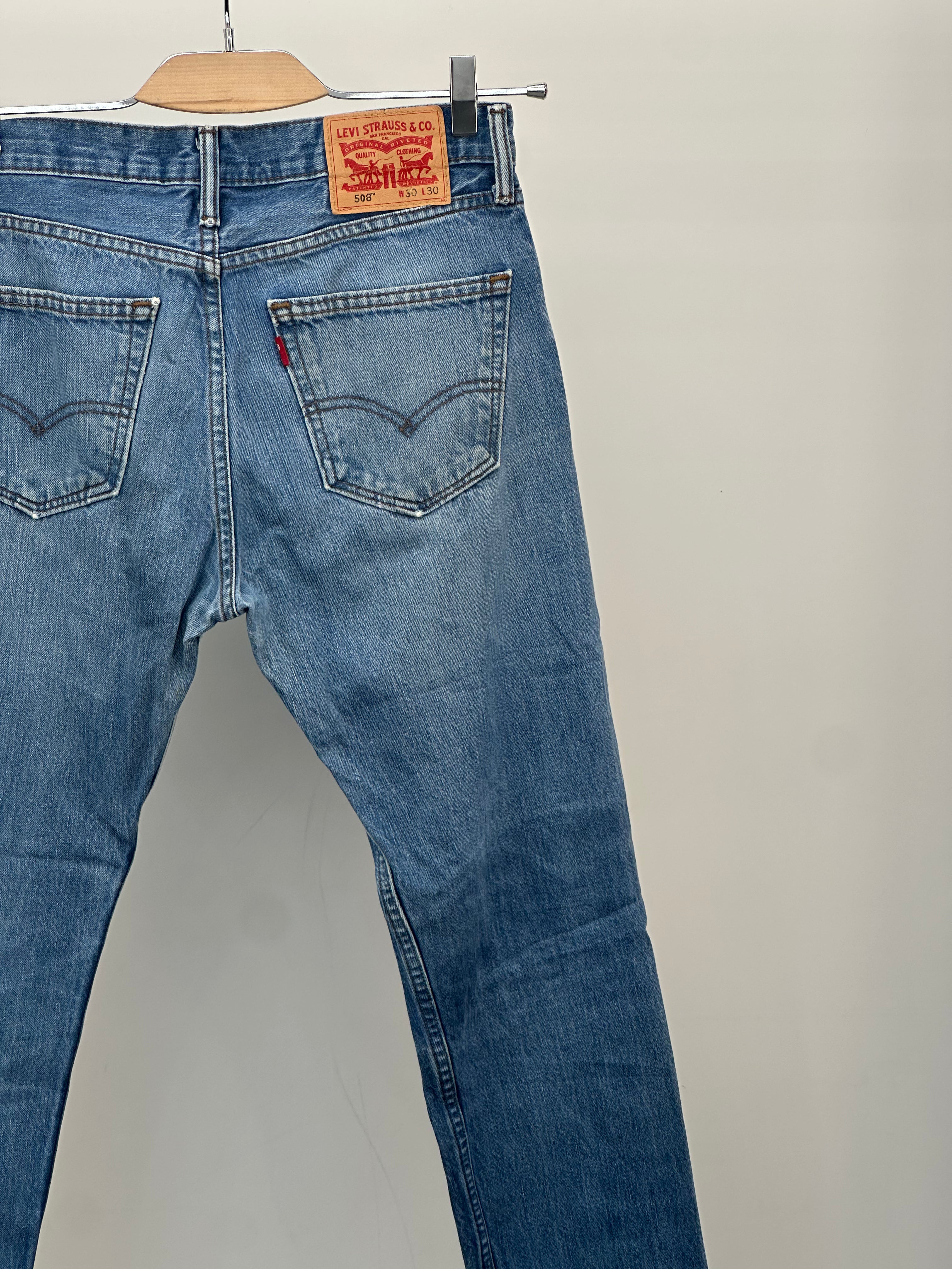 LEVI'S 508 SLIM FIT TAGLIA: 44 ITA = W30 L30
