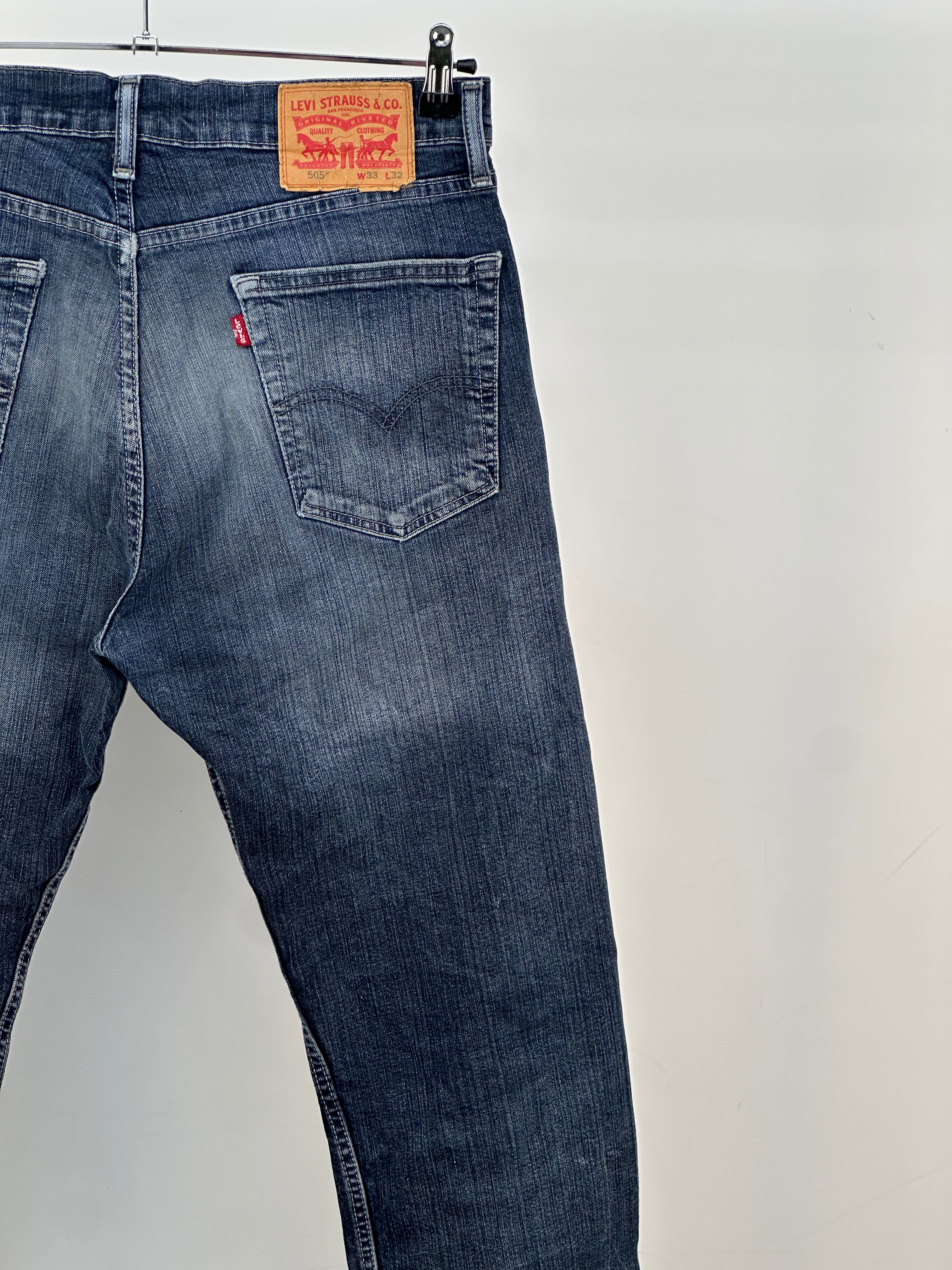 LEVI'S 505 REGULAR FIT TAGLIA: 47 ITA = W33L32
