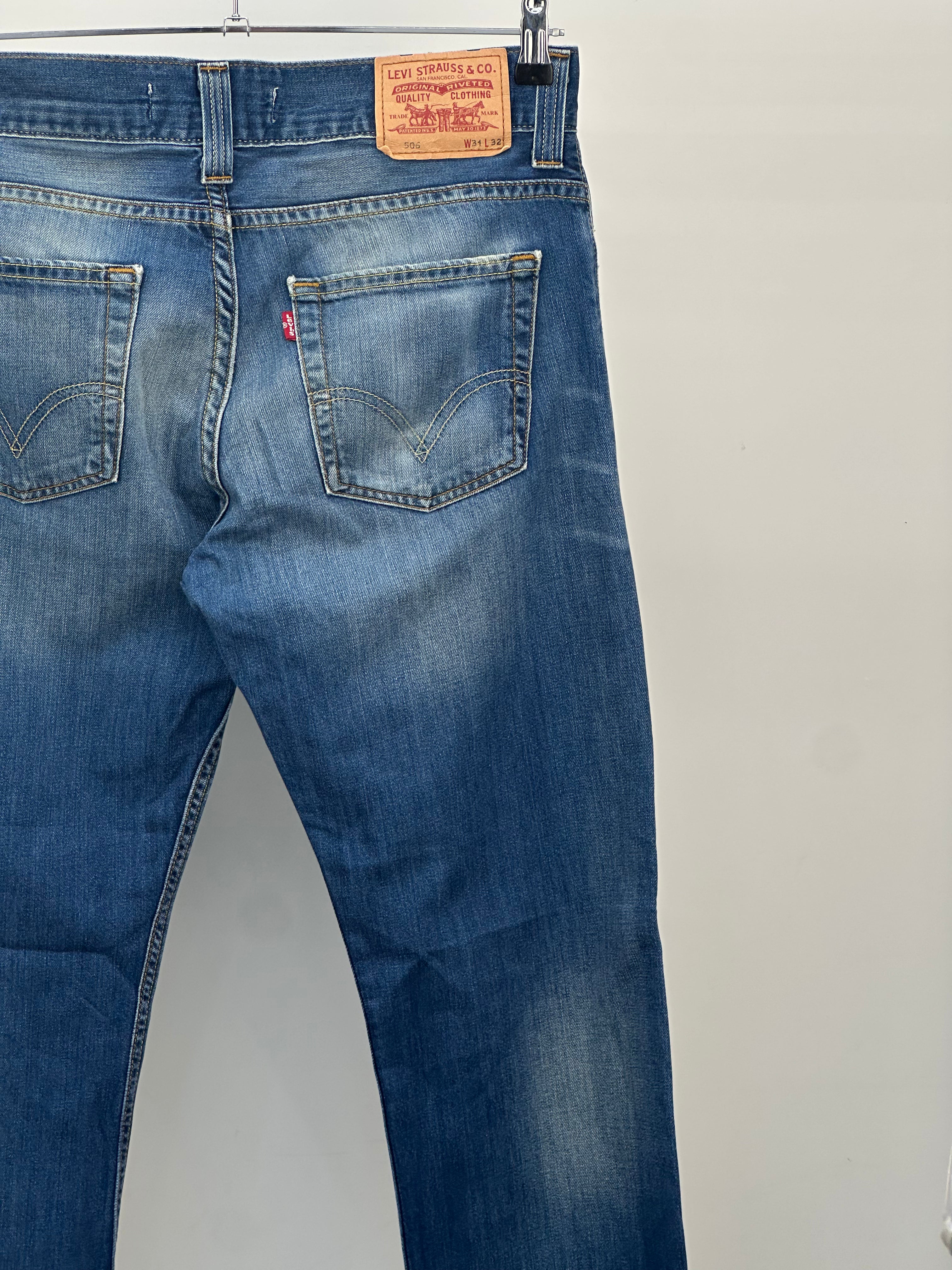 LEVI'S 506 STANDARD TAGLIA: 45 ITA = W31 L32