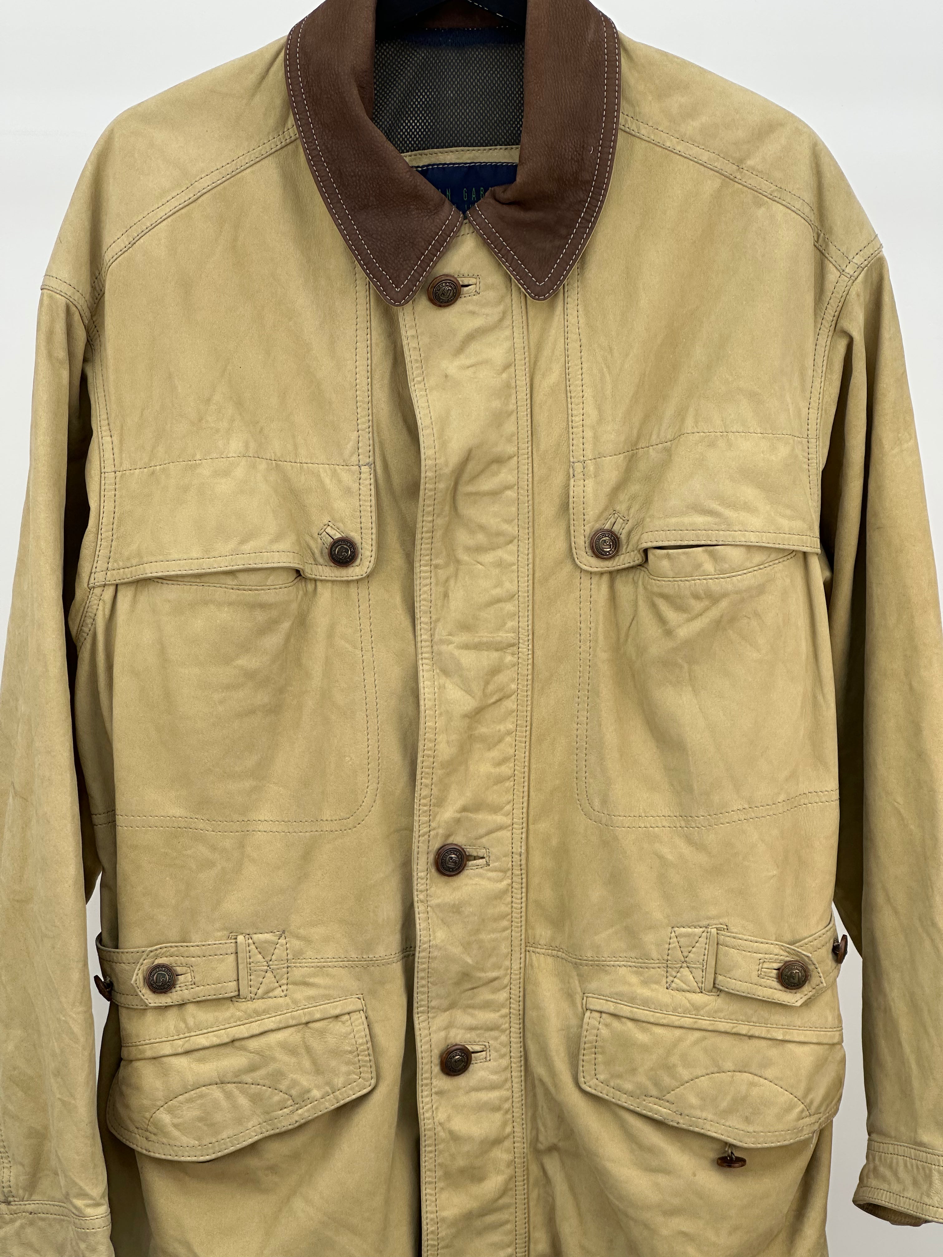 GIACCA MODELLO BARBOUR IN PELLE TAGLIA: 46
