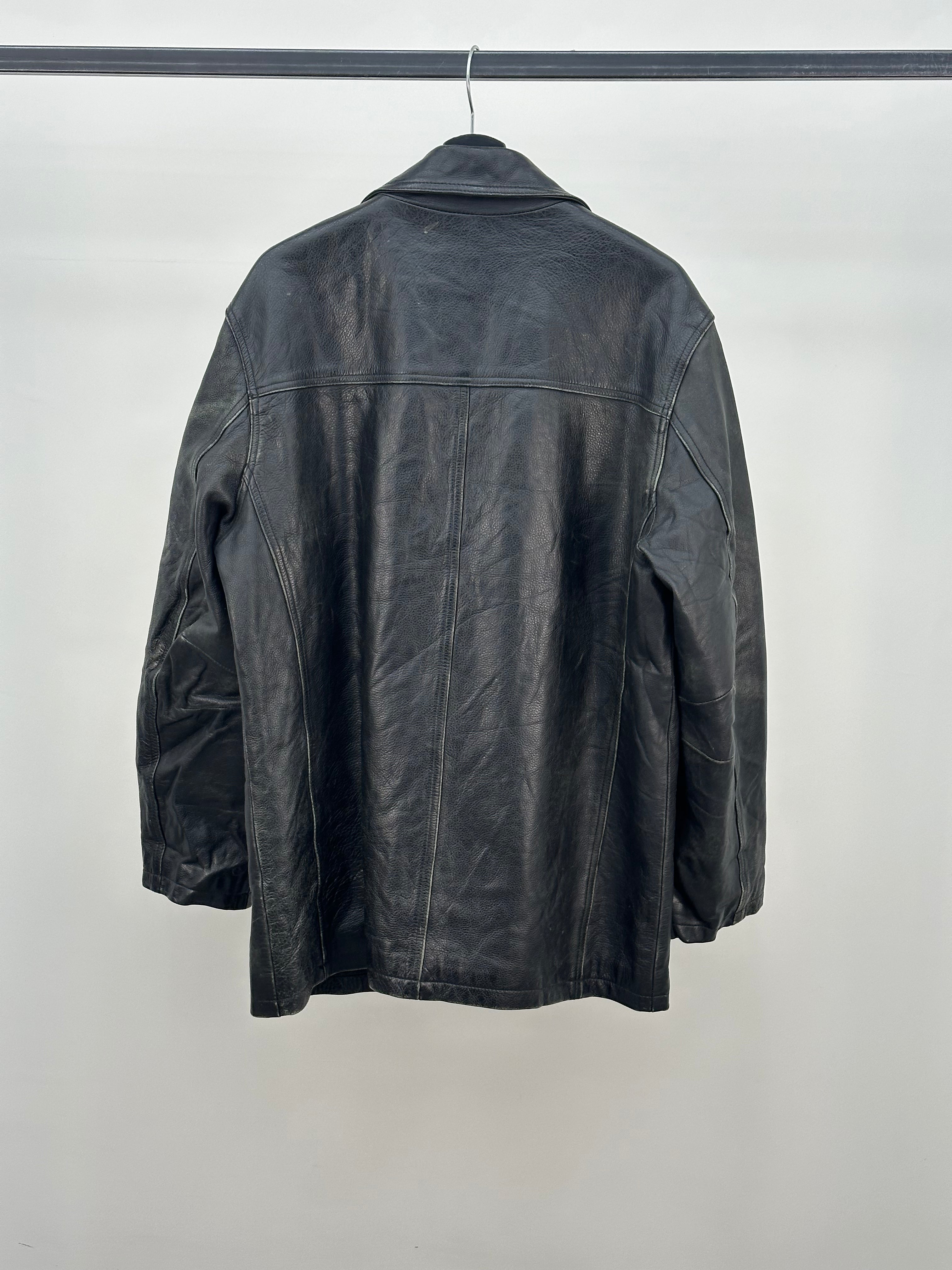 GIACCA IN VERA PELLE CUSTOM ACDC UNISEX TAGLIA: UN ICA