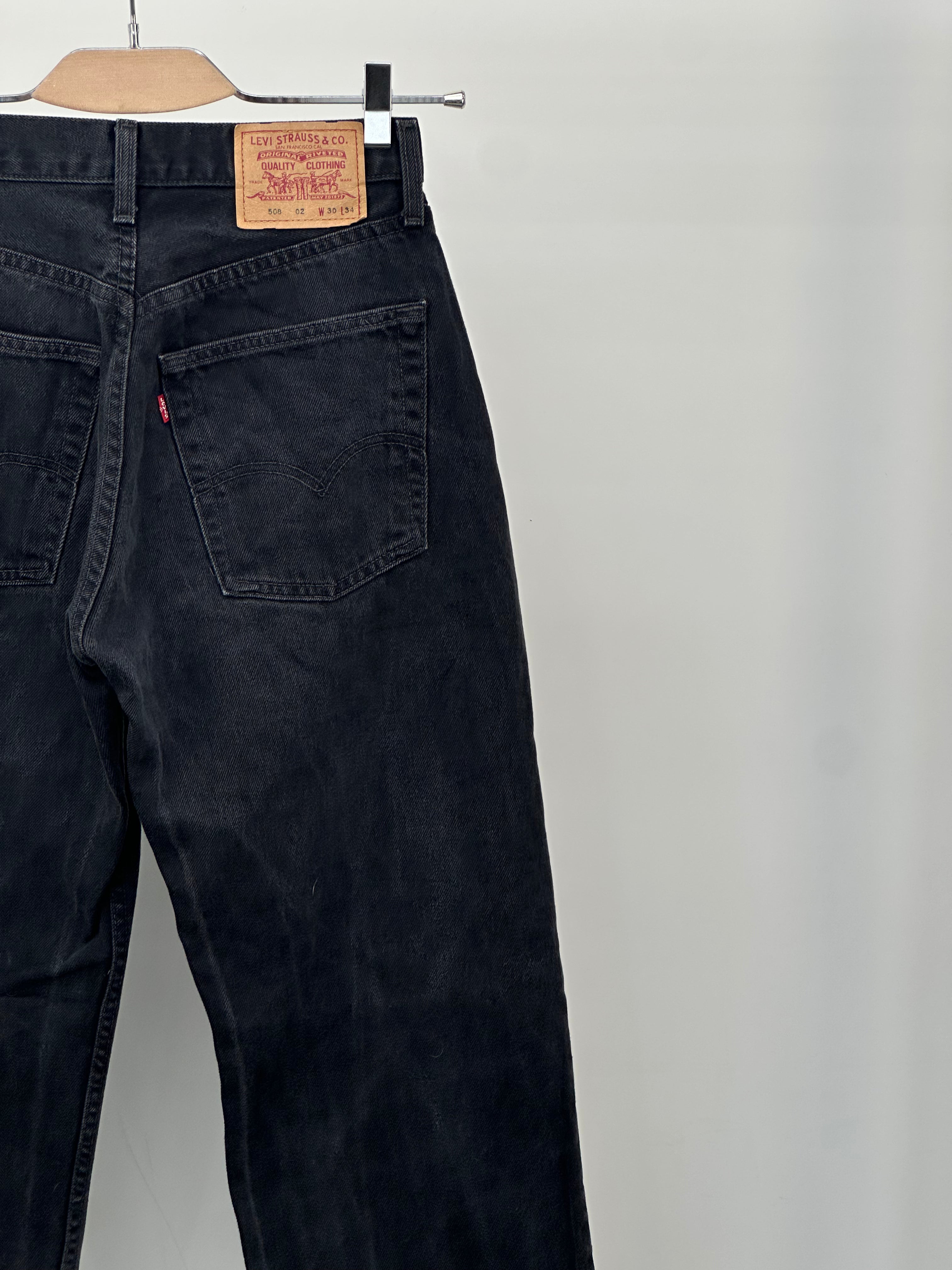 LEVI'S 508 REGULAR TAPER FIT TAGLIA: 44 ITA = W30 L34