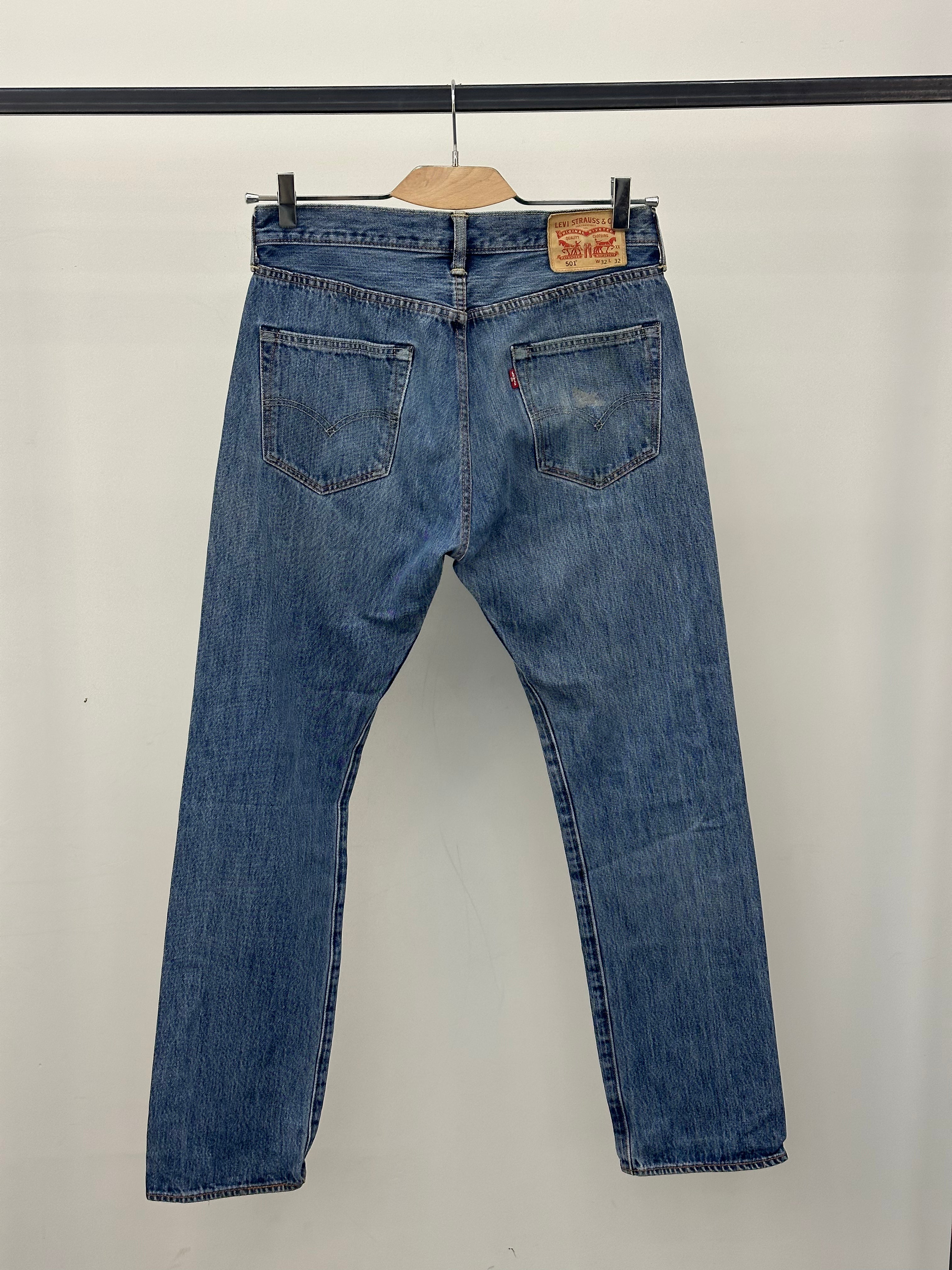 LEVI'S 501 TAGLIA: 46 ITA = W32 L32