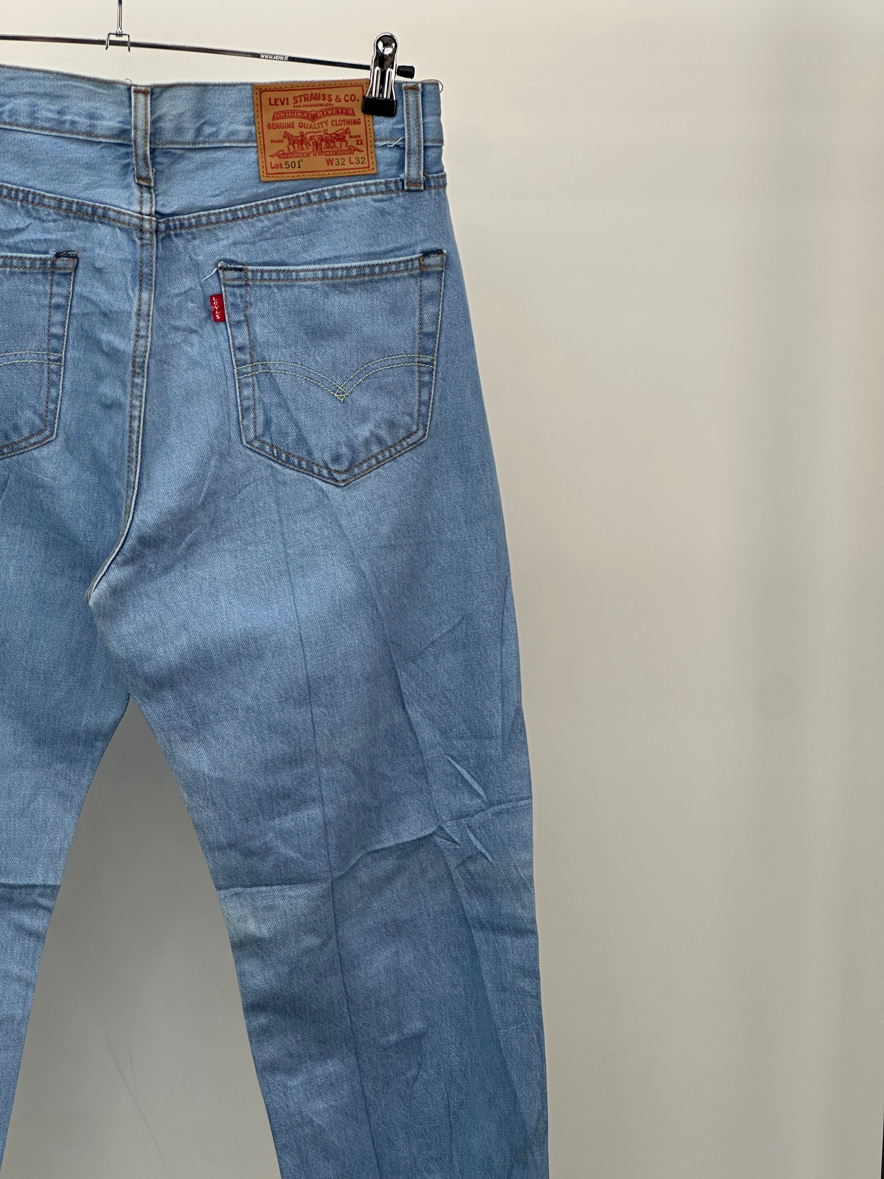LEVI'S 501 TAGLIA: 46 ITA = W32 L32