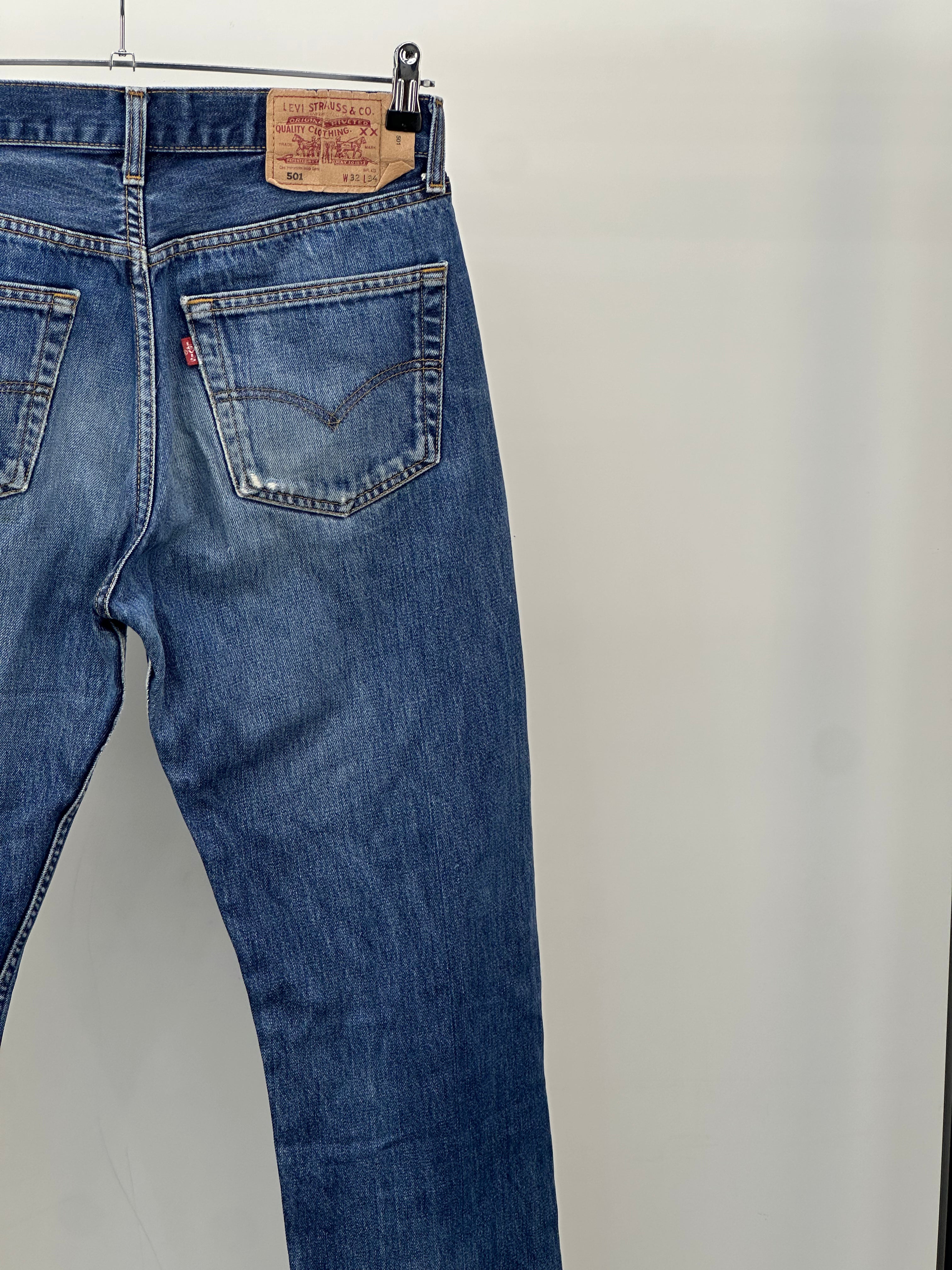 LEVI'S 501 TAGLIA: 46 ITA = W32 L34