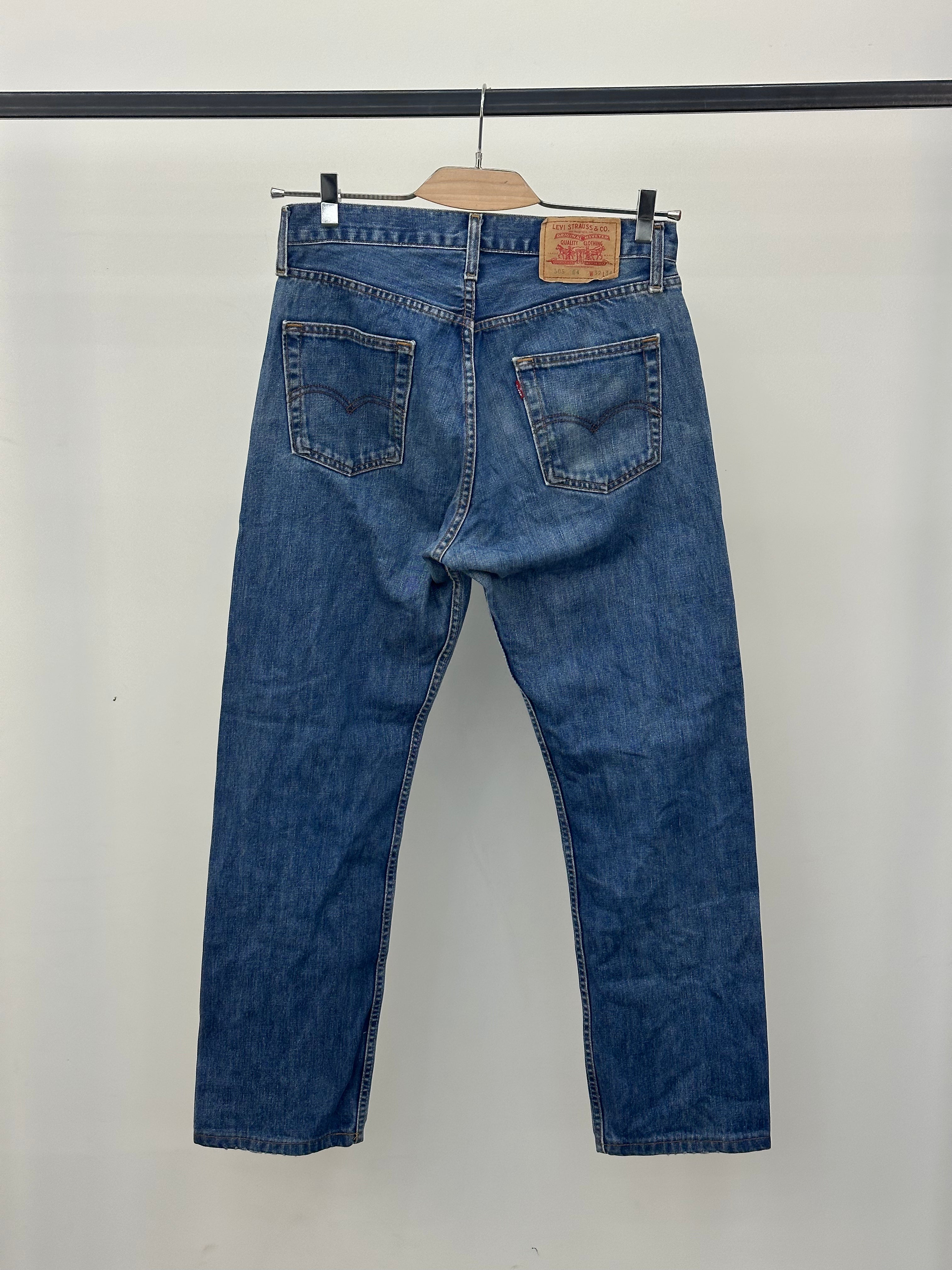 LEVI'S 505 STRAIGHT FIT TAGLIA: 46 ITA = W32 L34