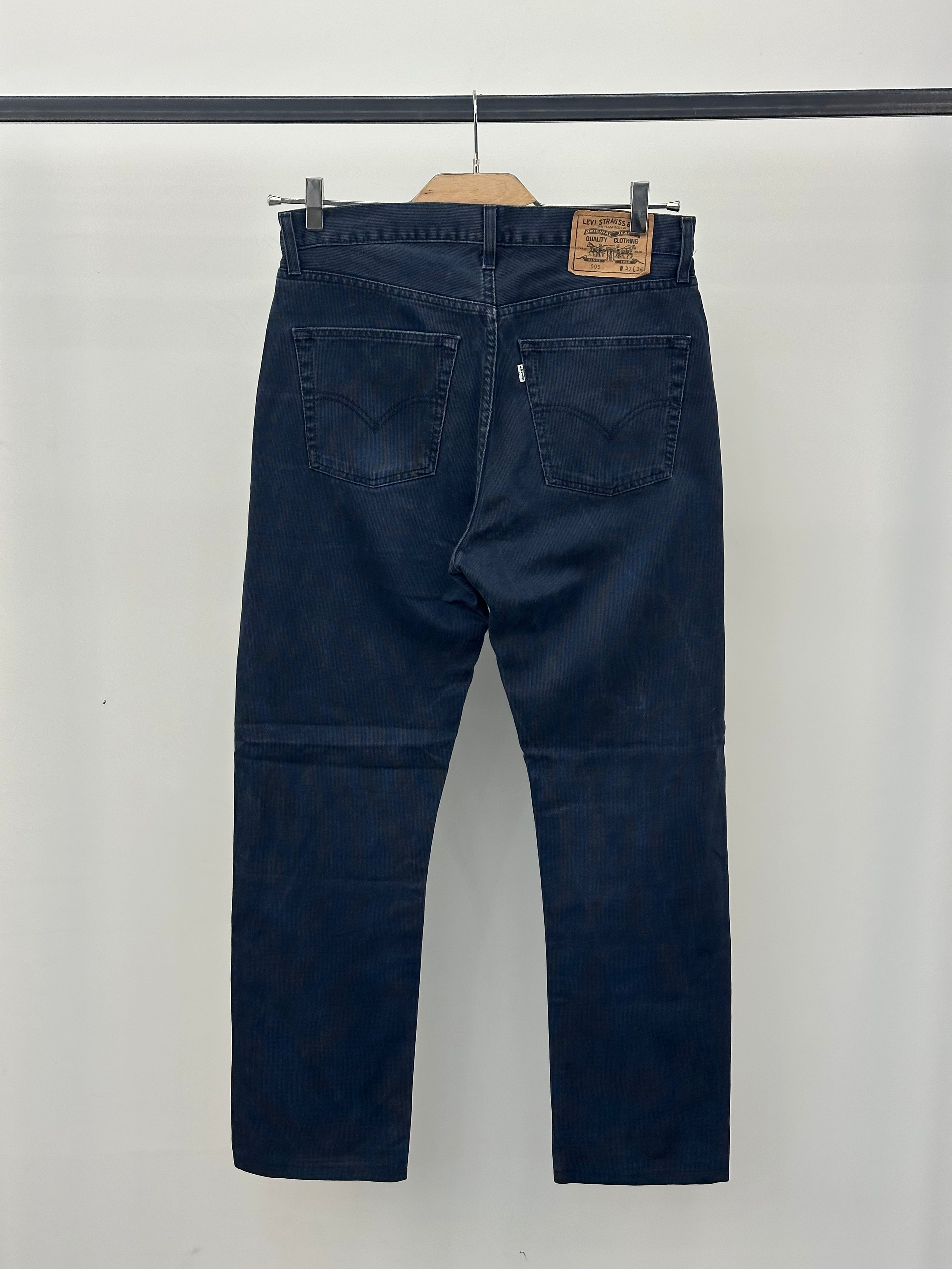 LEVI'S 505 STRAIGHT FIT TAGLIA: 47 ITA = W33 L36