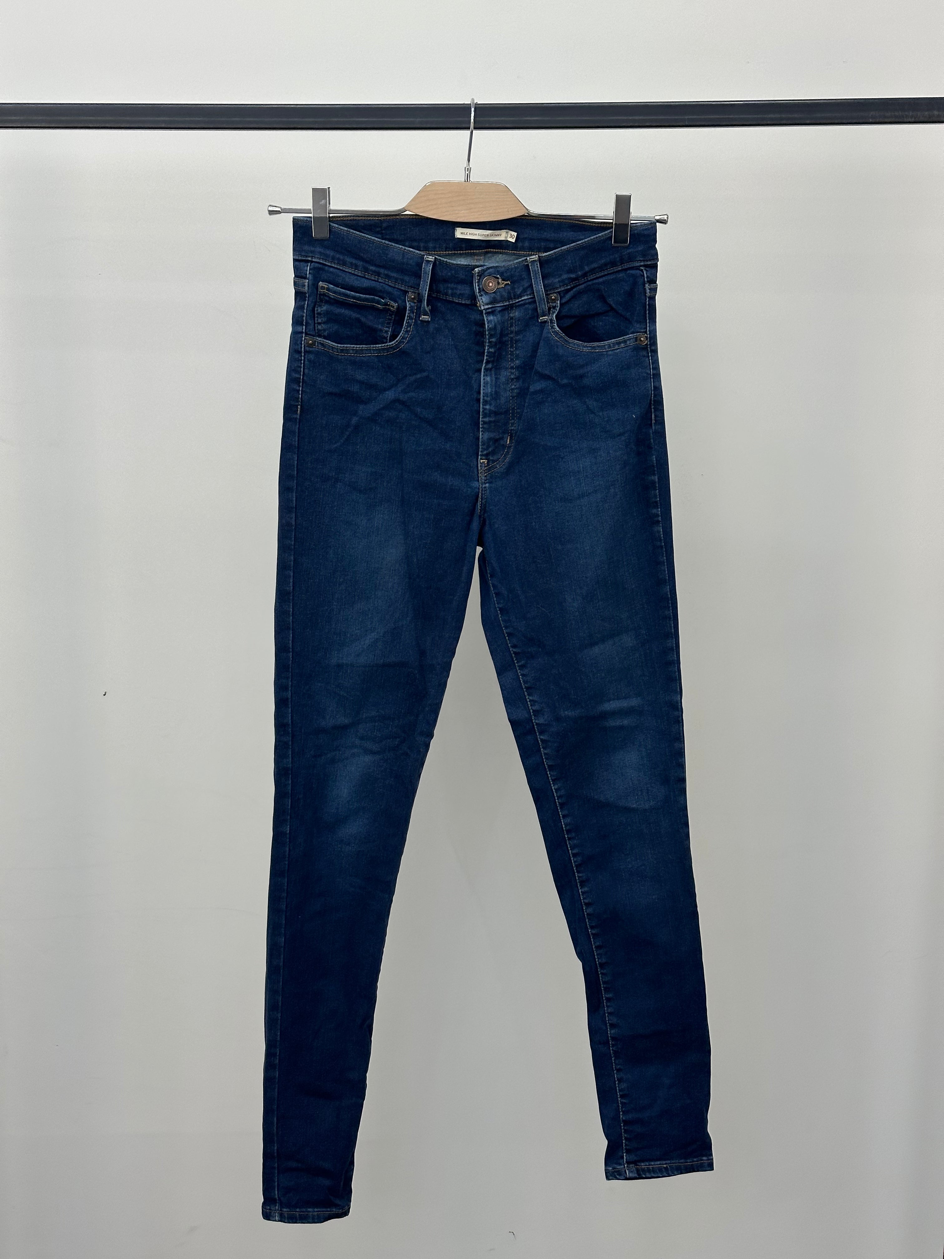 LEVI'S MILE HIGH SUPER SKINNY TAGLIA: 44 ITA = W30