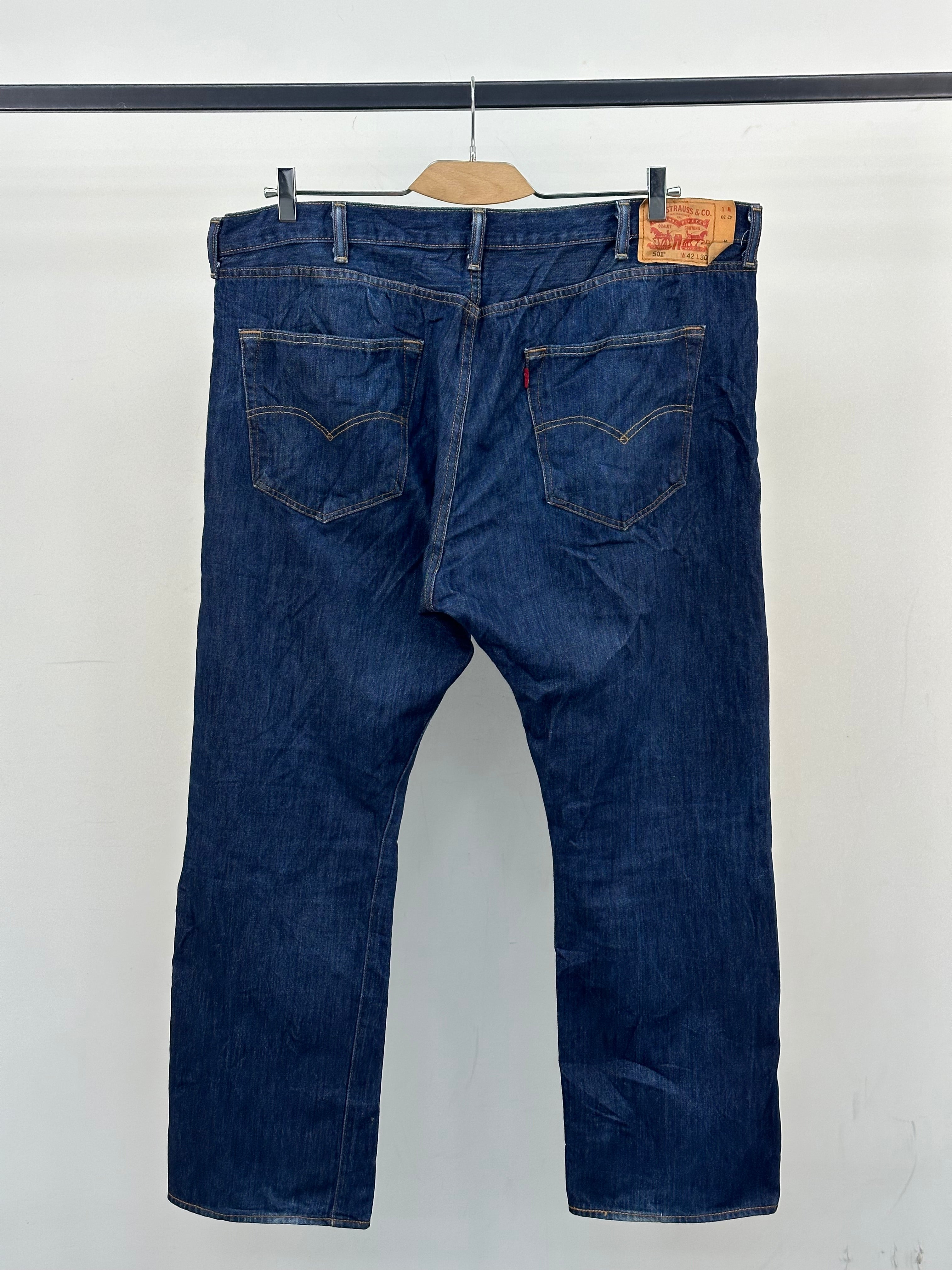 LEVI'S 501 REGULAR FIT TAGLIA: 54 ITA = W42 L30