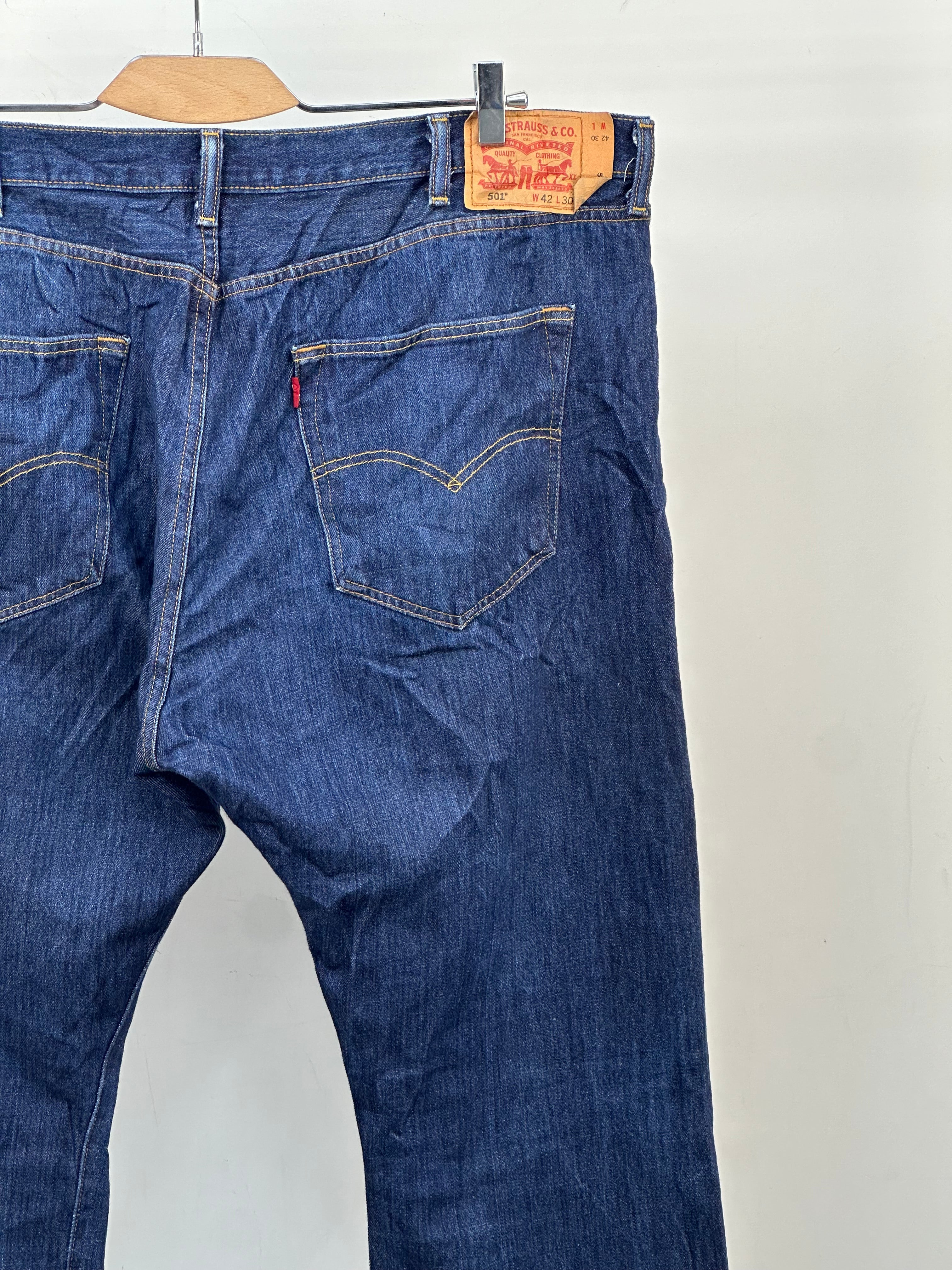 LEVI'S 501 REGULAR FIT TAGLIA: 54 ITA = W42 L30