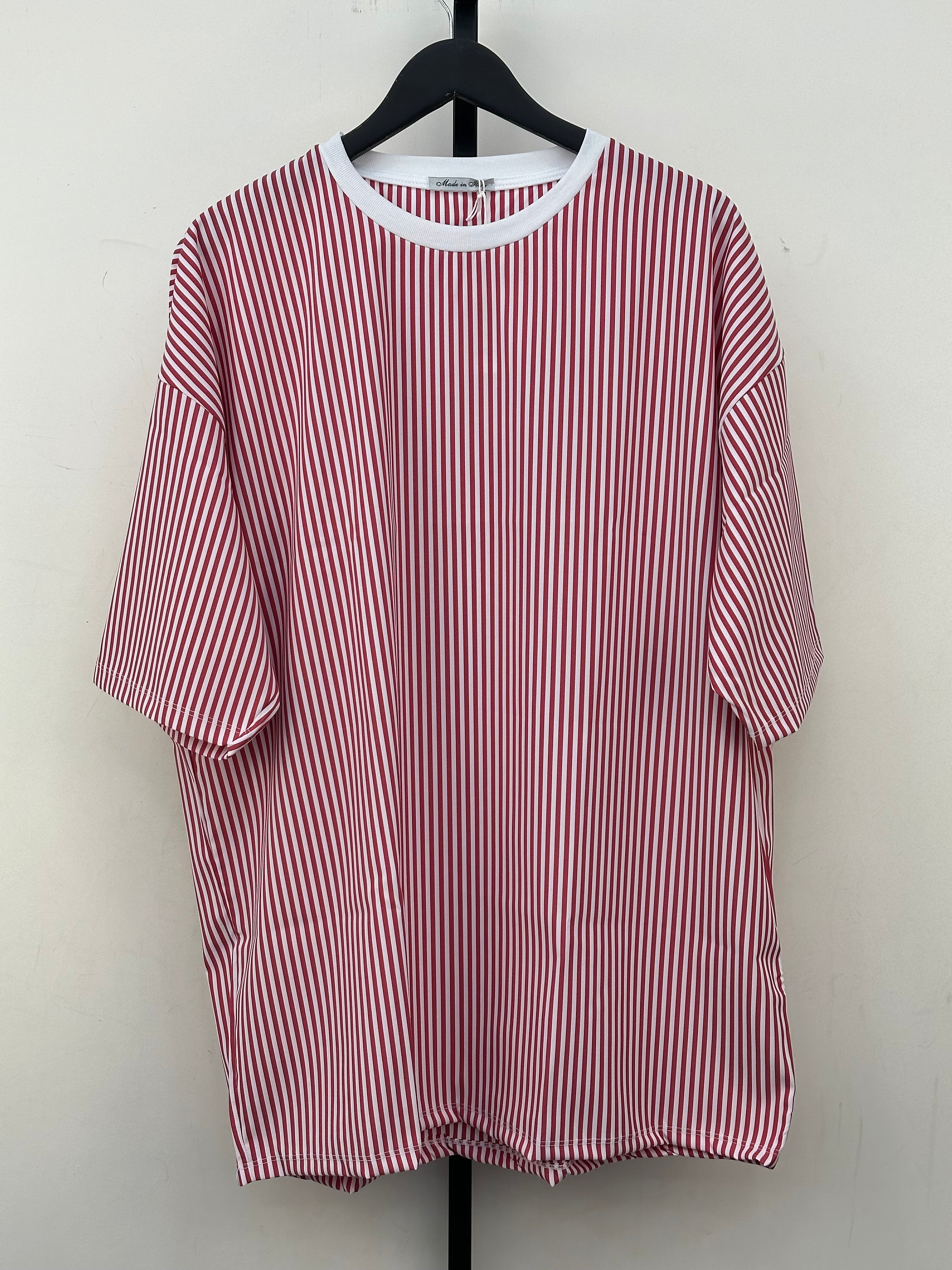 T-SHIRT TESSUTO CAMICIA