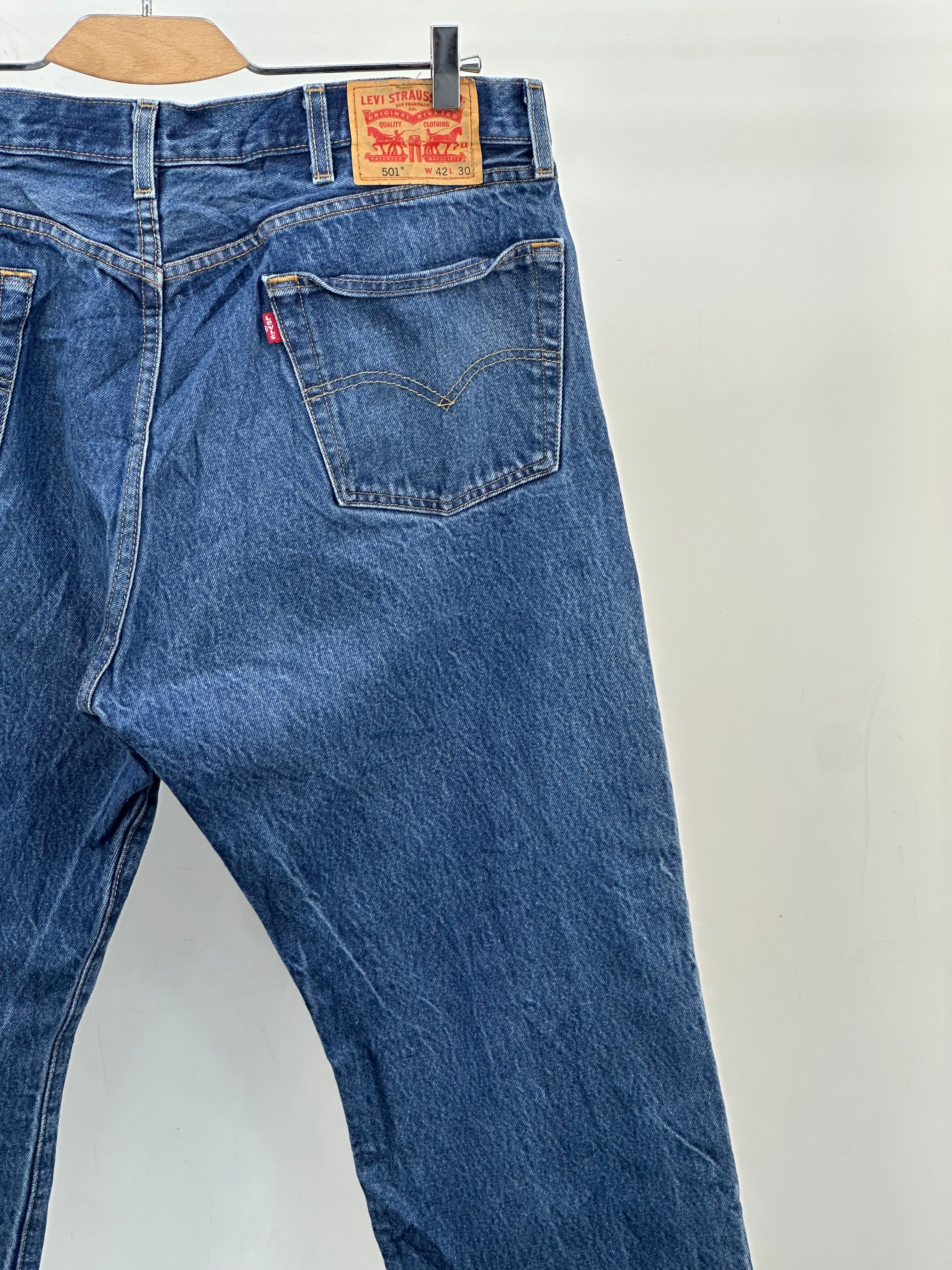 LEVI'S 501 REGULAR FIT TAGLIA: 54 ITA = W42 L30