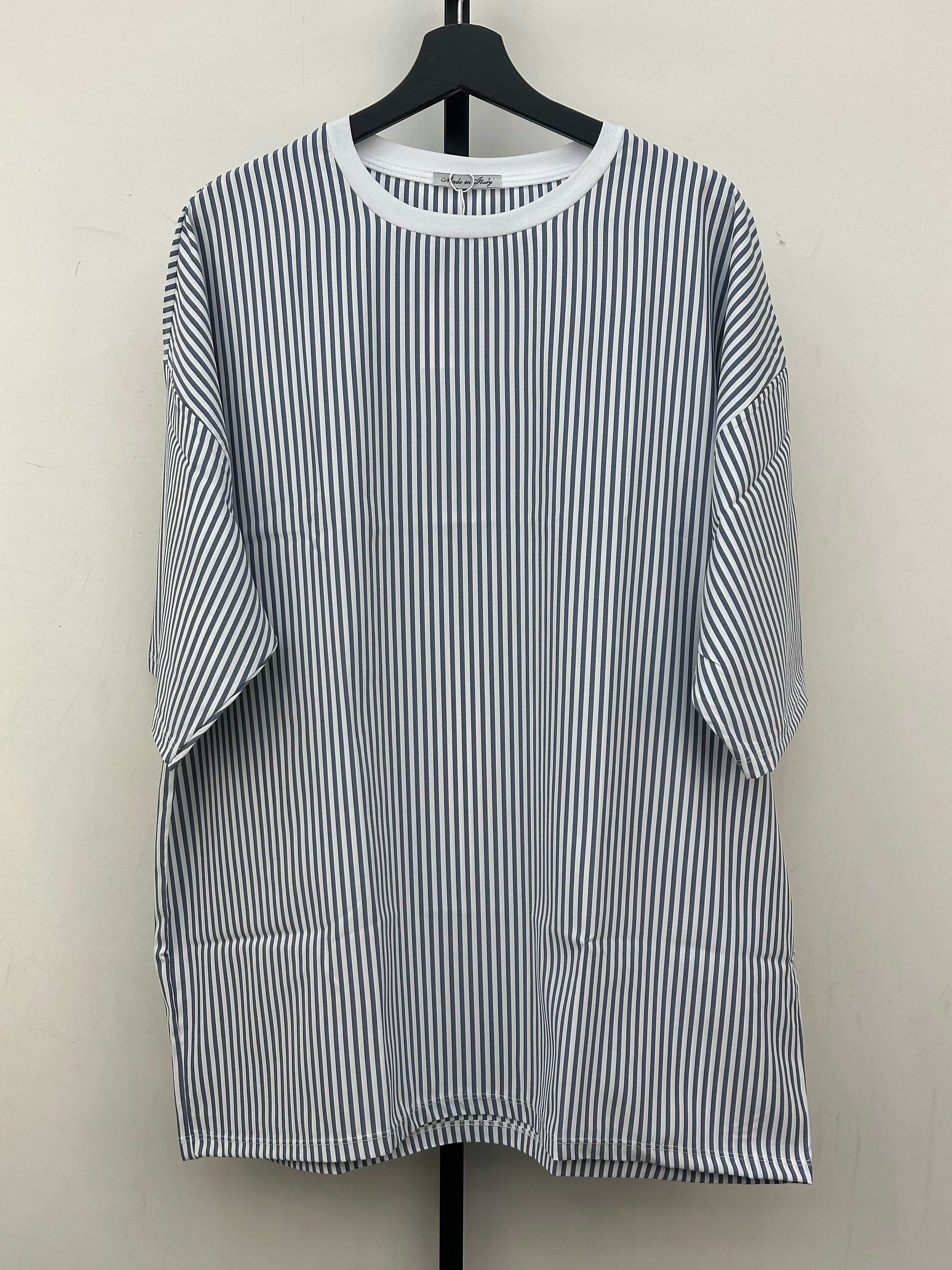 T-SHIRT TESSUTO CAMICIA