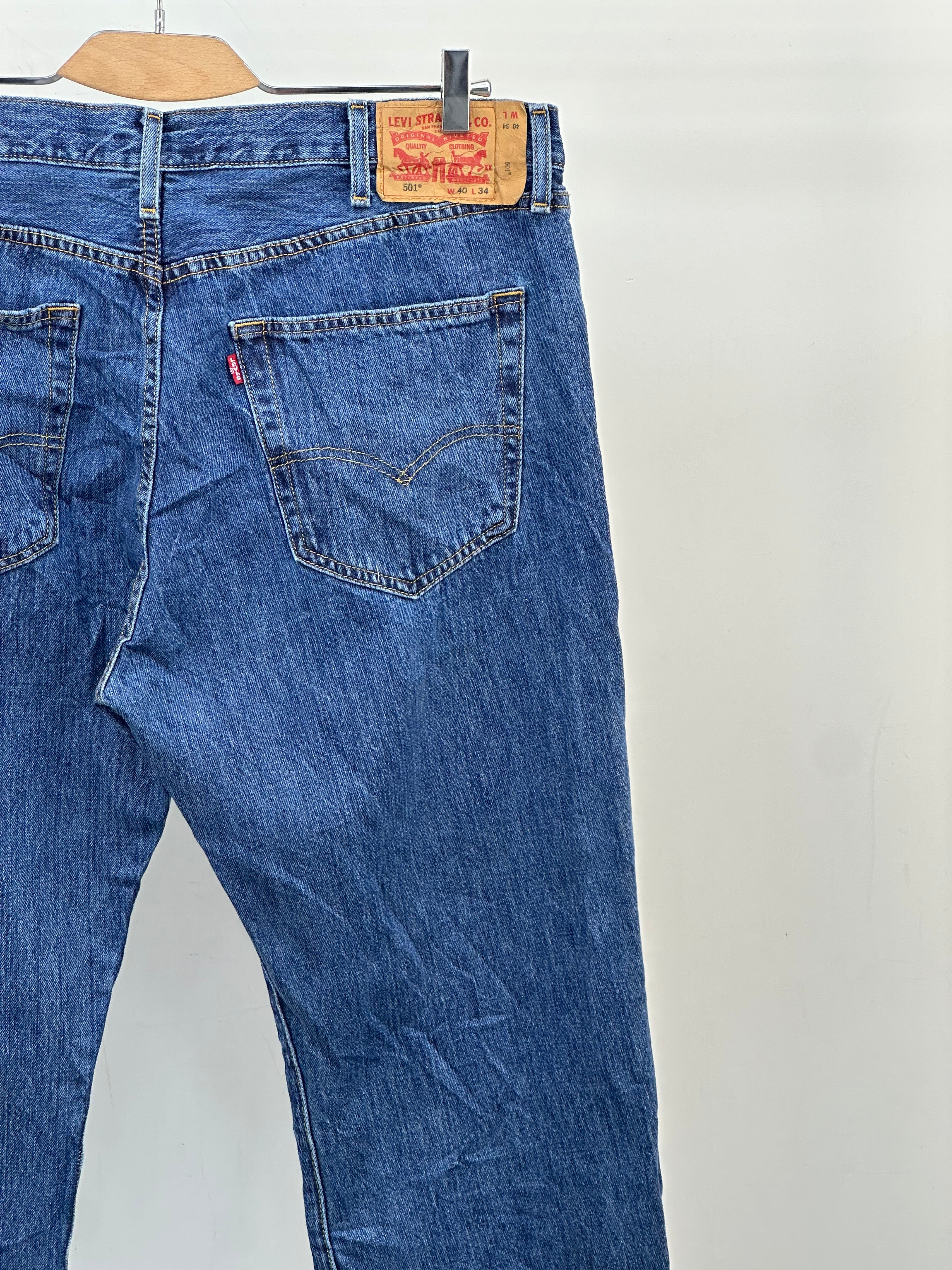 LEVI'S 501 REGULAR FIT TAGLIA: 54 ITA = W40 L34
