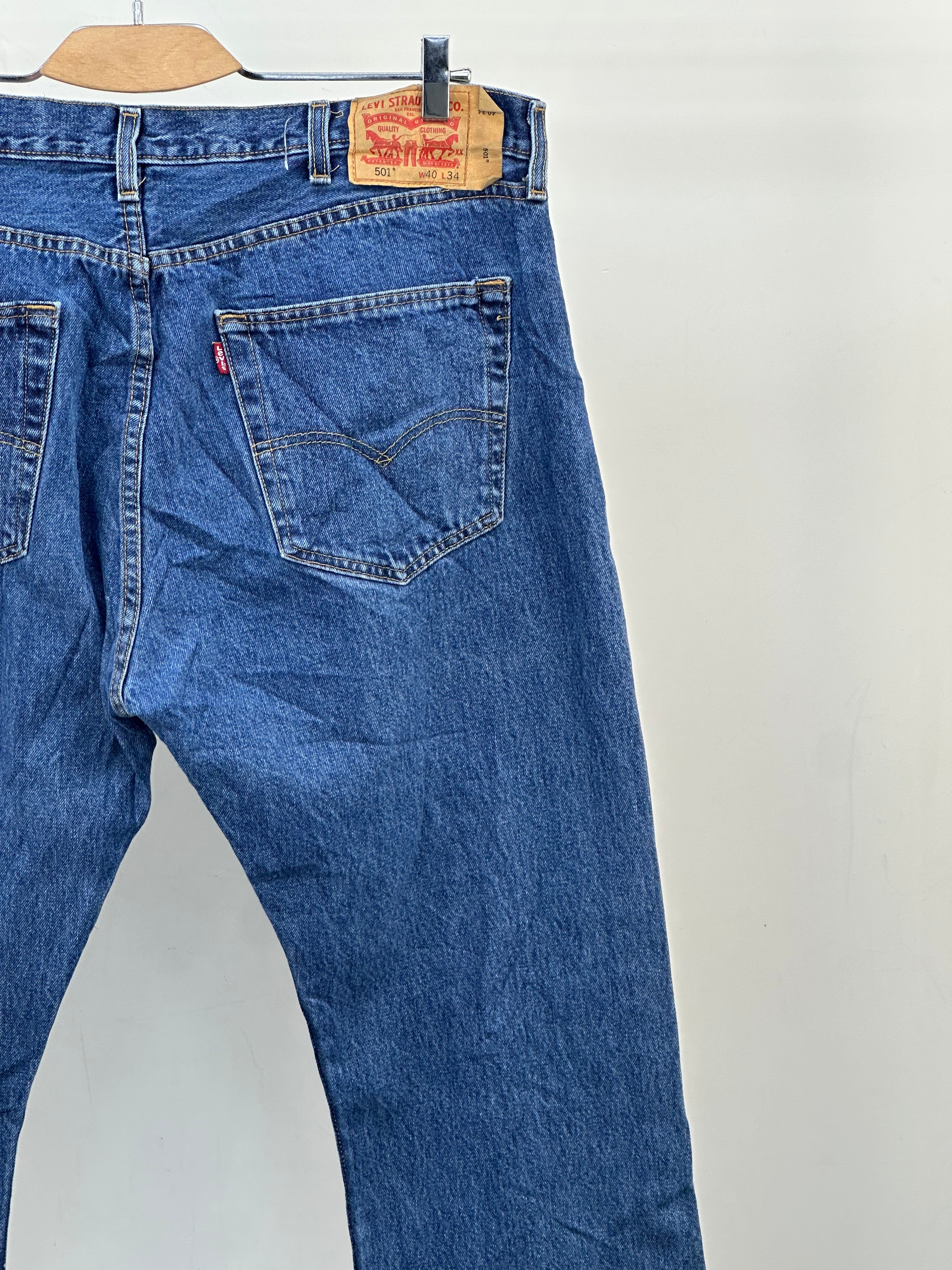 LEVI'S 501 REGULAR FIT TAGLIA: 54 ITA = W40 L34