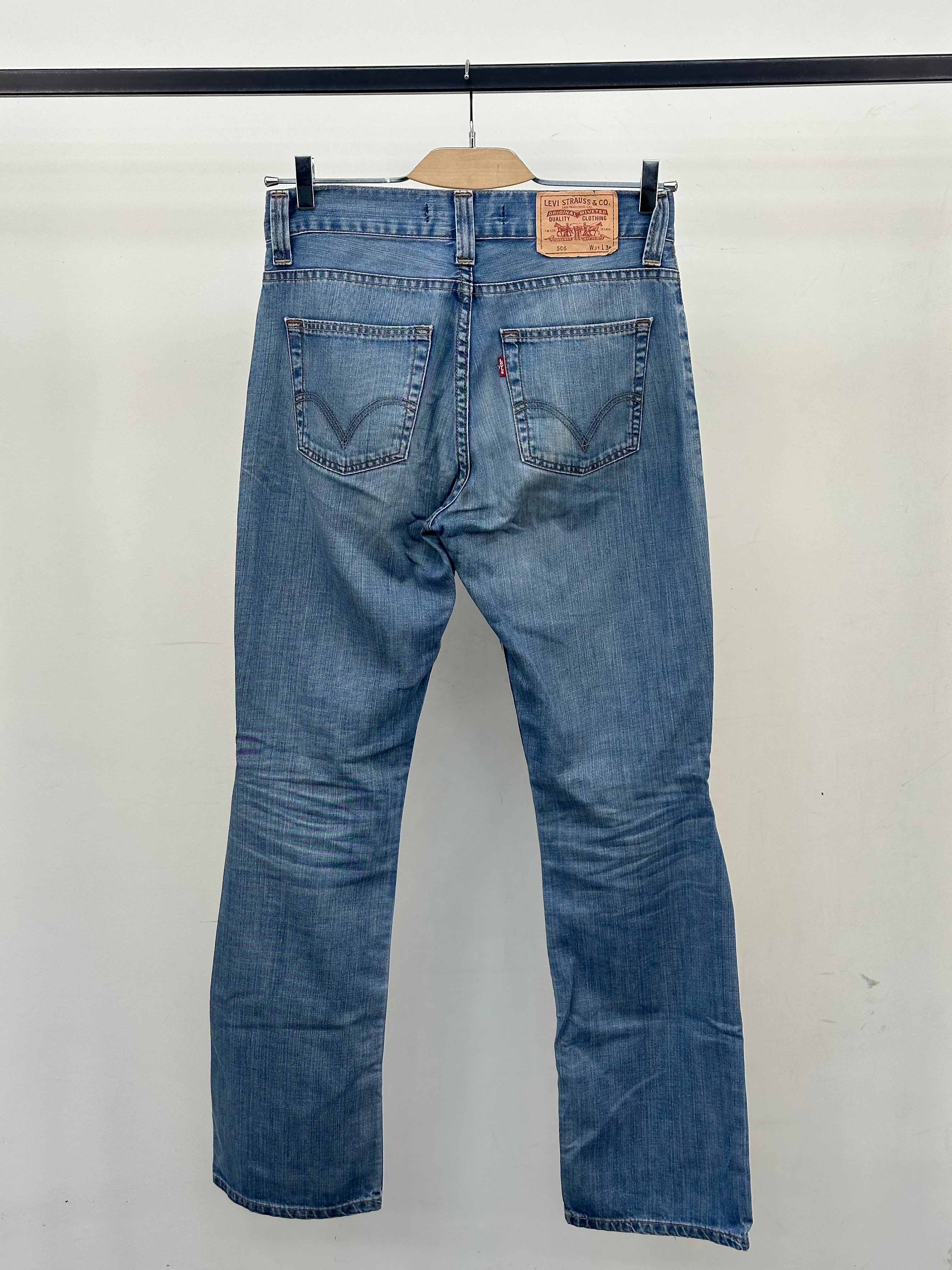 LEVI'S 506 STANDARD FIT TAGLIA: 45 ITA = W31 L34