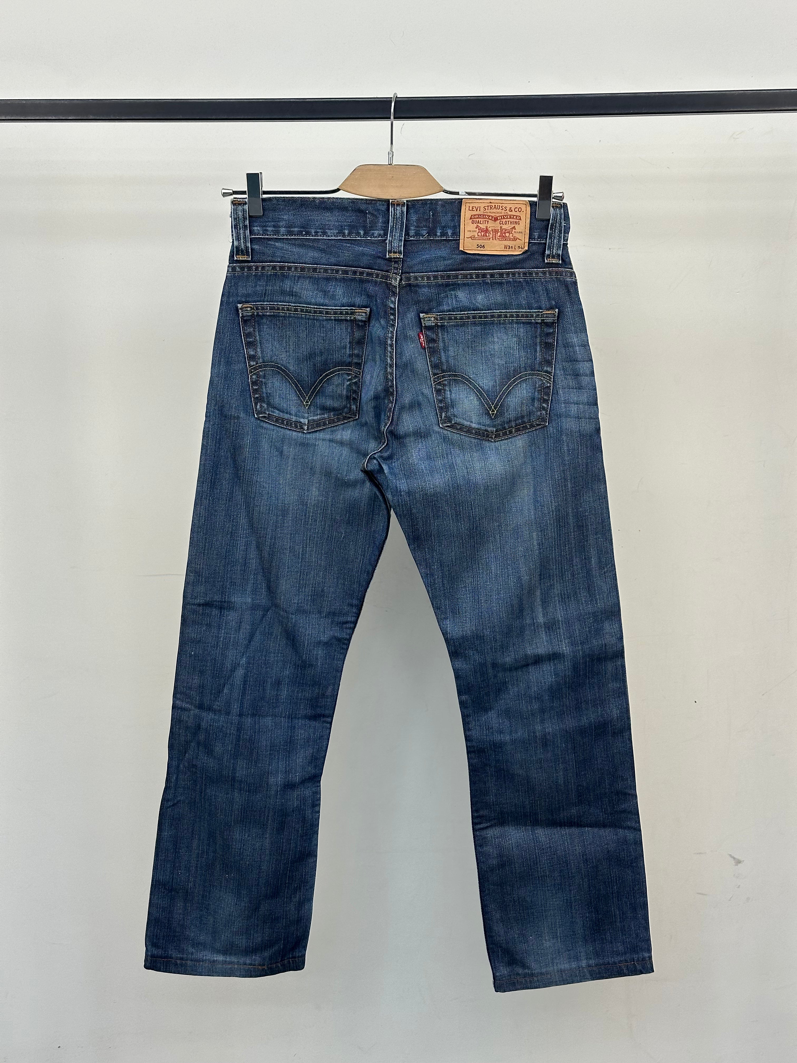 LEVI'S 506 STANDARD FIT TAGLIA: 45 ITA = W31 L34