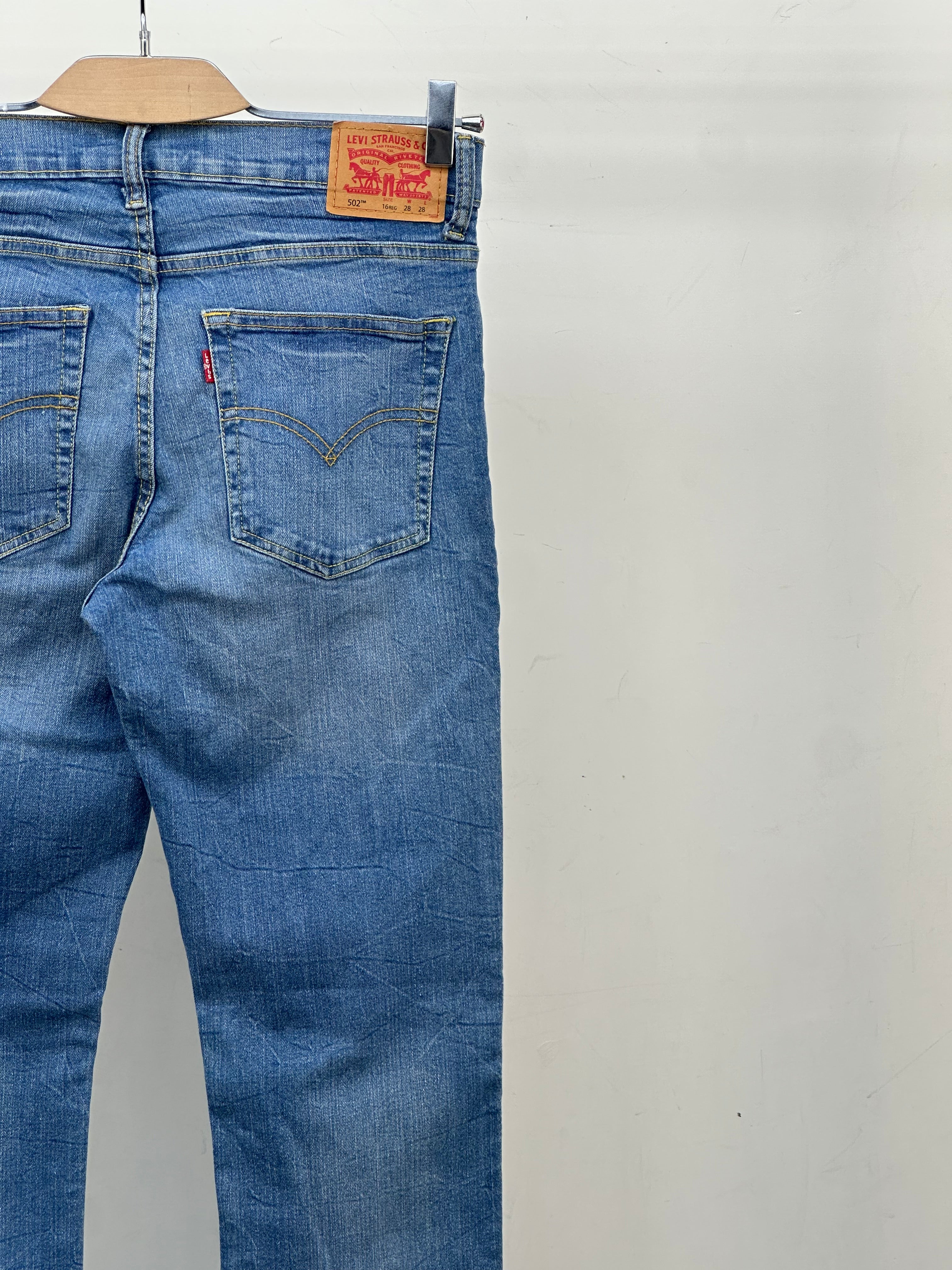LEVI'S 502 SLIM FIT TAGLIA: 42 ITA = W28 L28 (ADOLESCENTE)