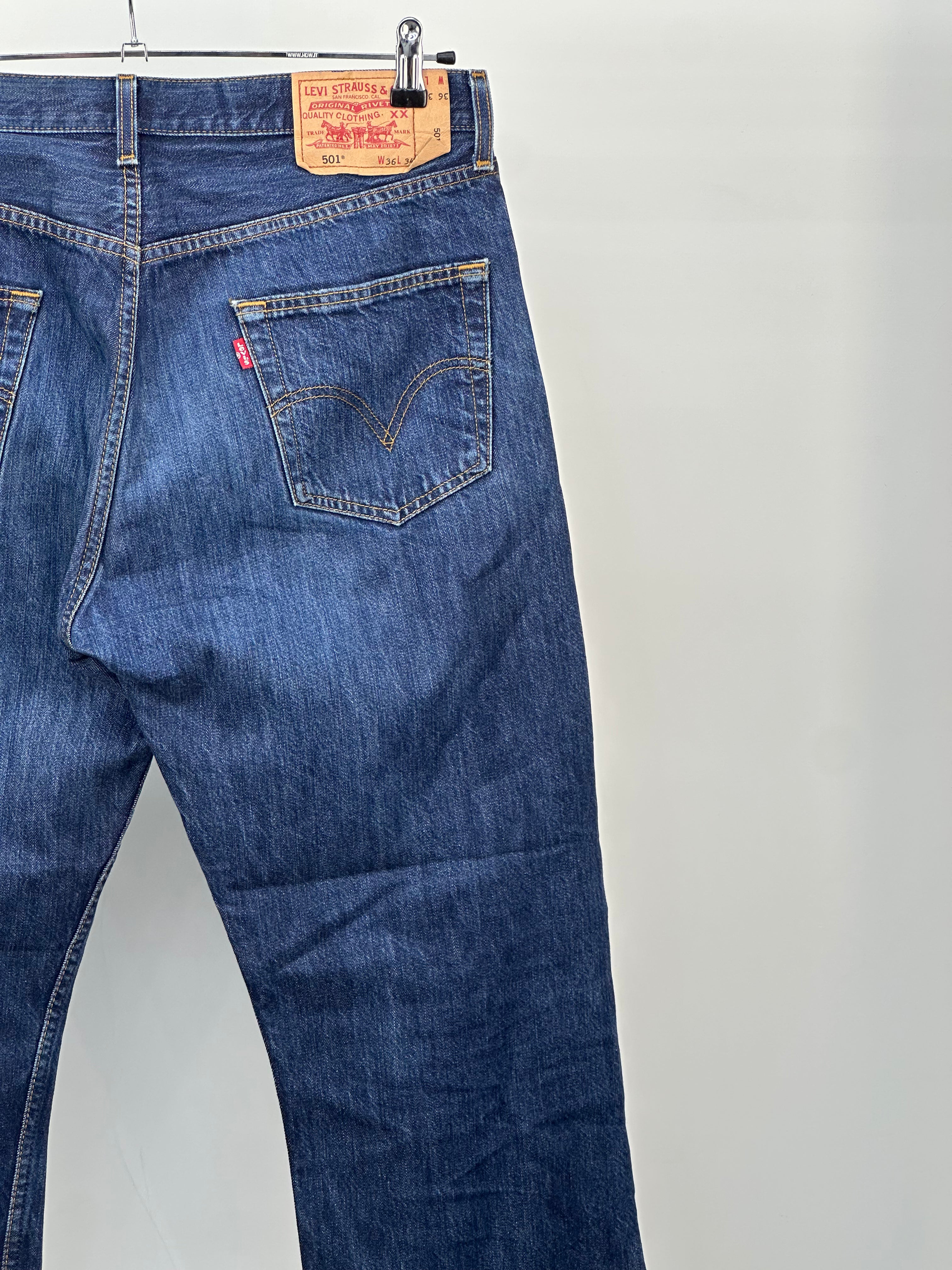 LEVI'S 501 TAGLIA: 50 ITA = W36 L34