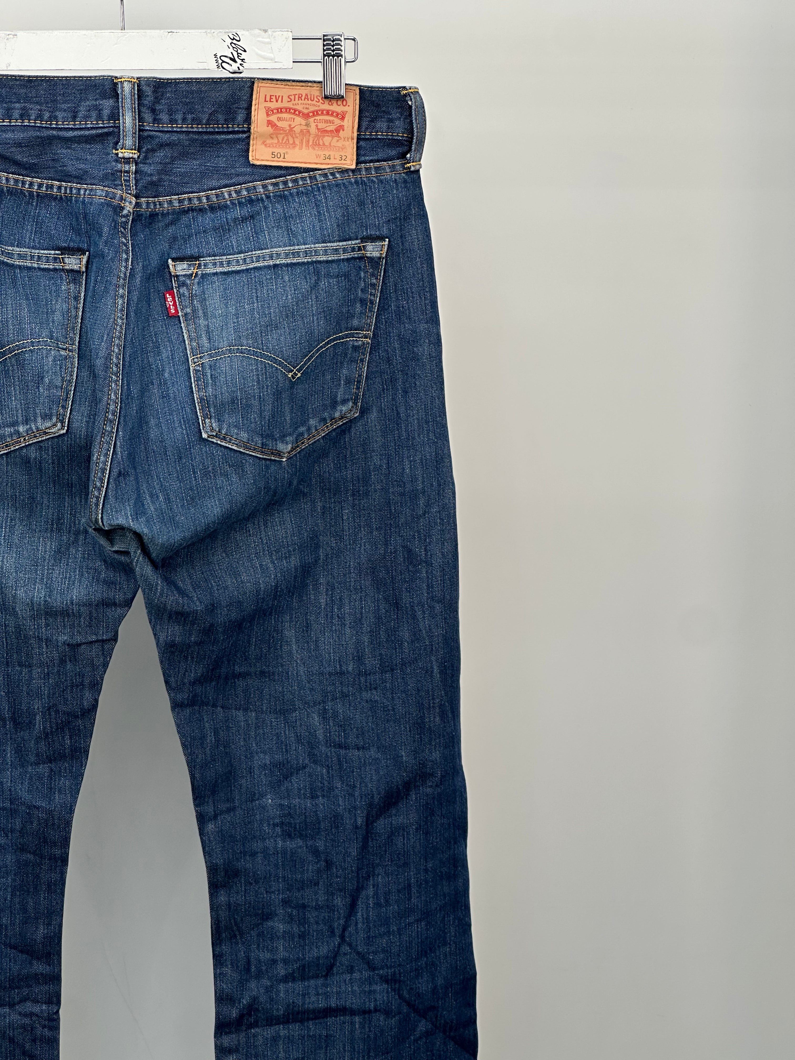 LEVI'S 501 TAGLIA: 48 ITA = W34 L32