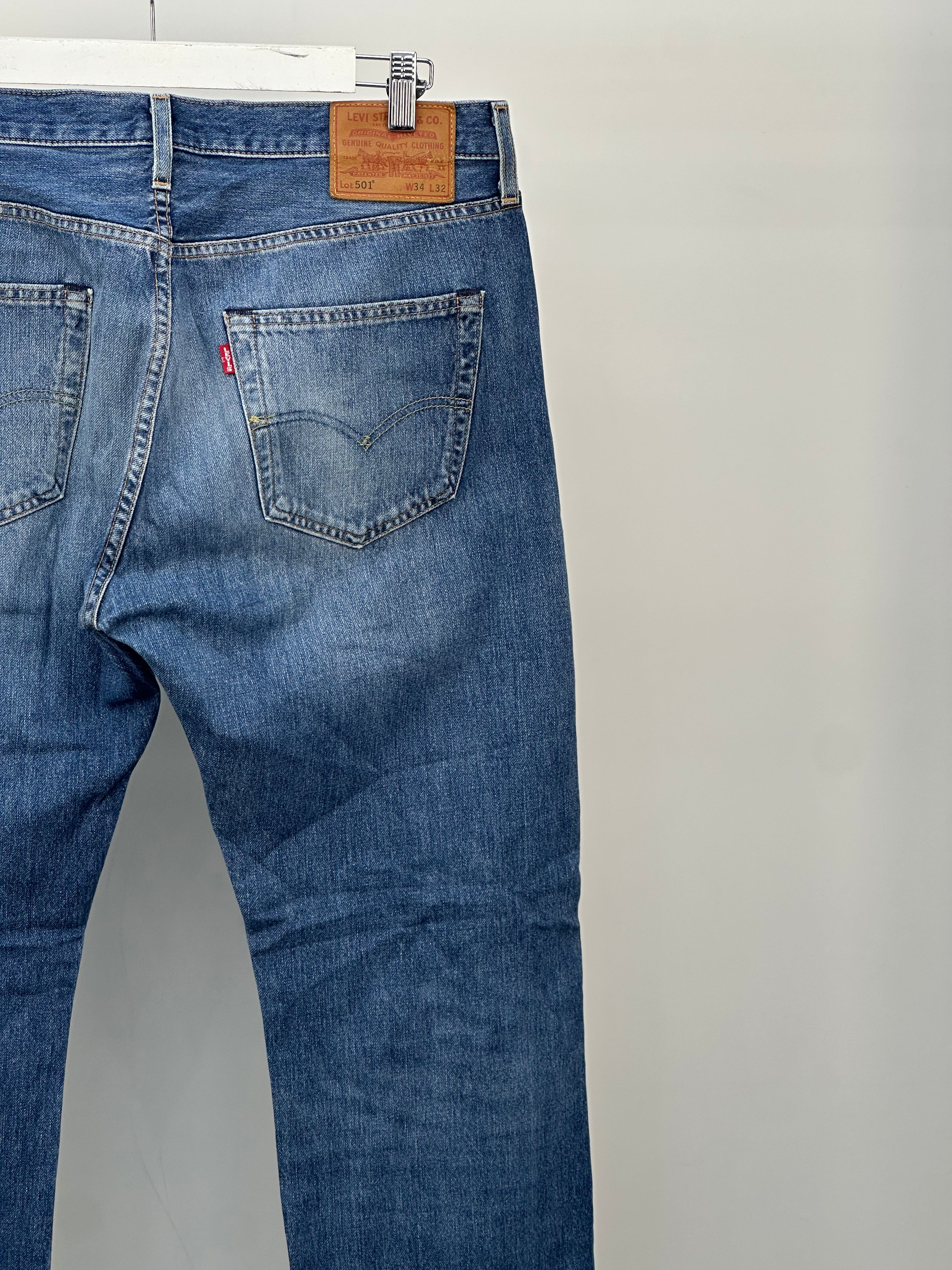 LEVI'S 501 TAGLIA: 48 ITA = W34 L32