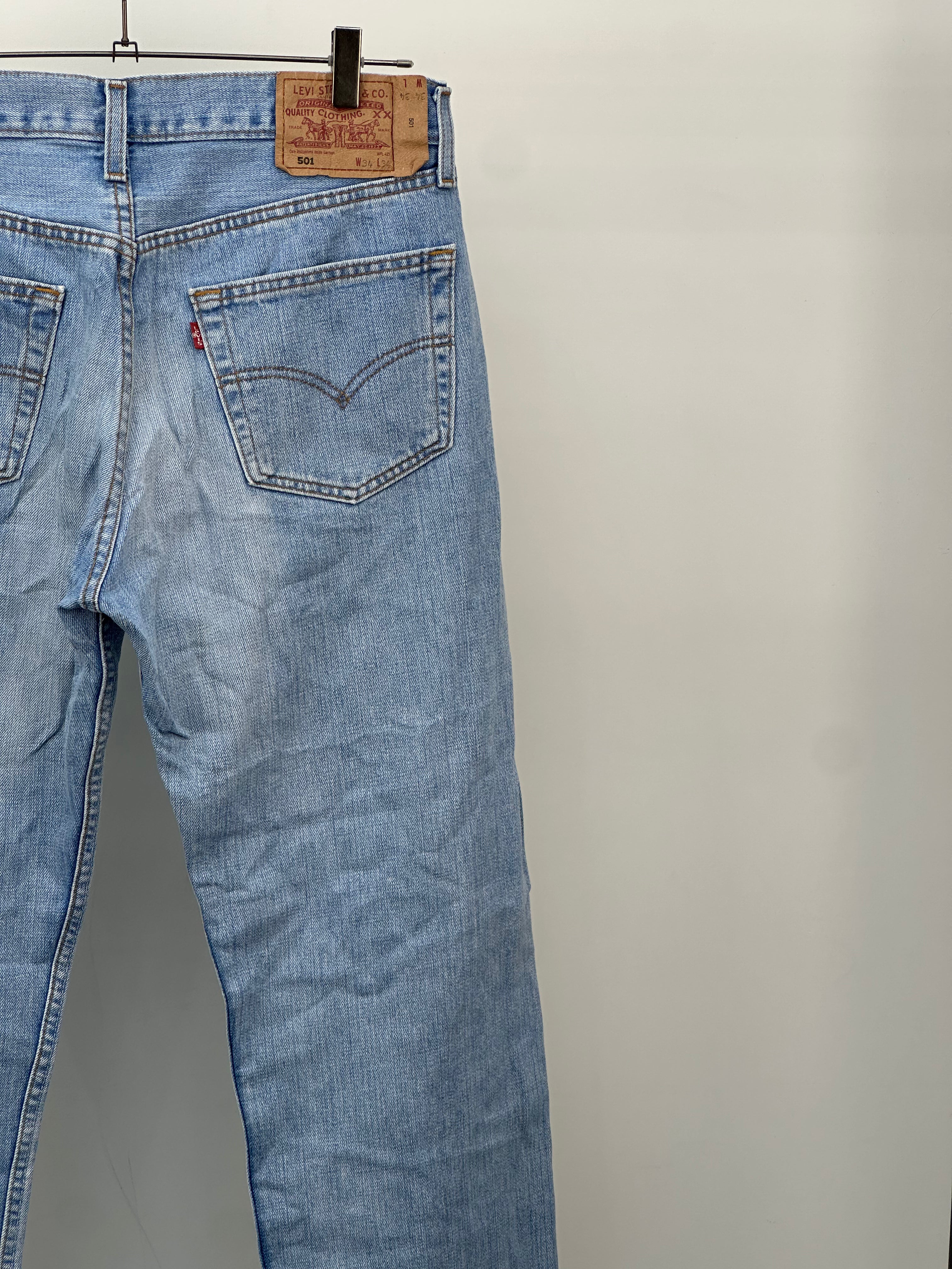 LEVI'S 501 TAGLIA: 48 ITA = W34 L34