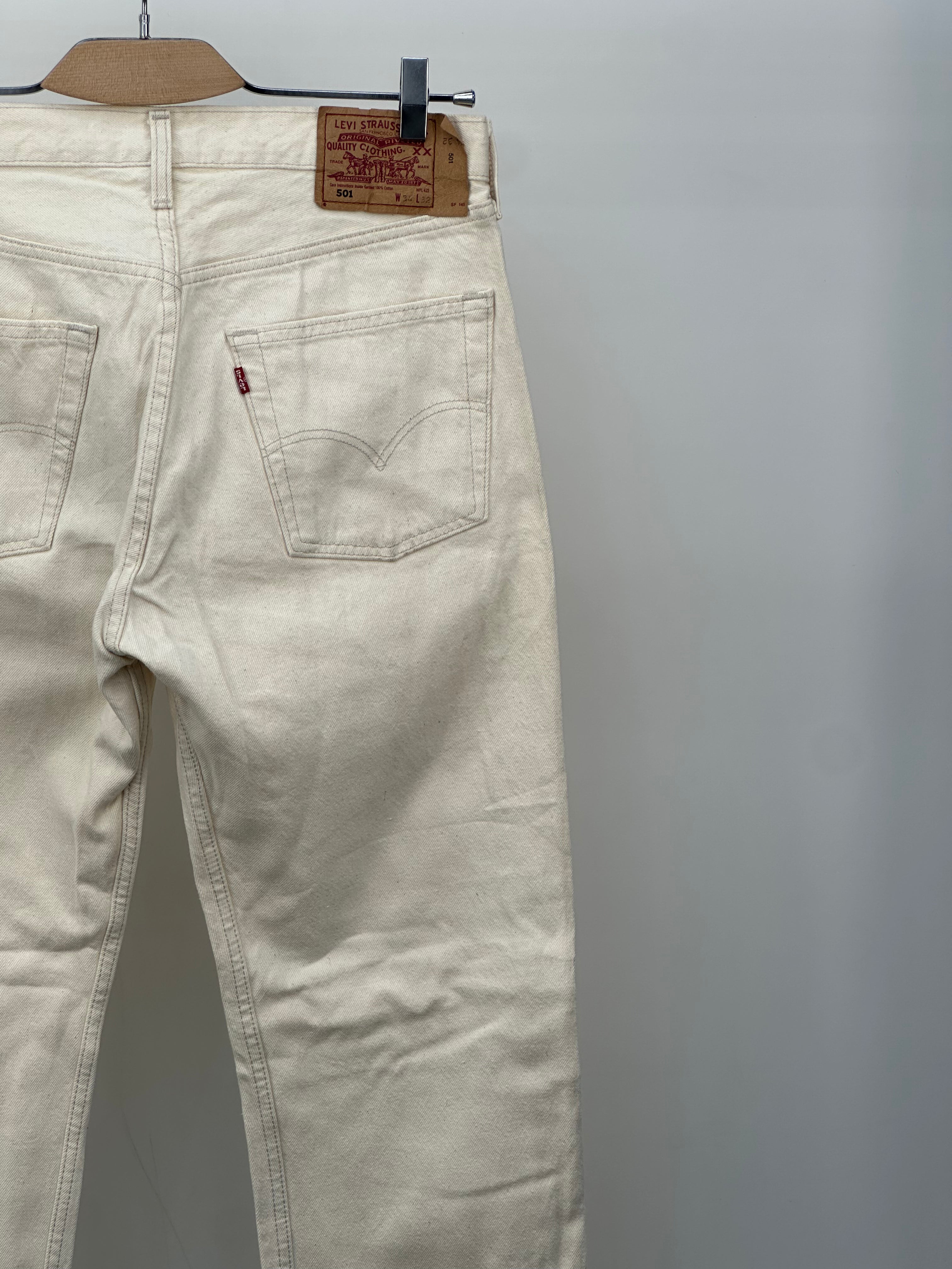 LEVI'S 501 TAGLIA: 48 ITA = W34 L32