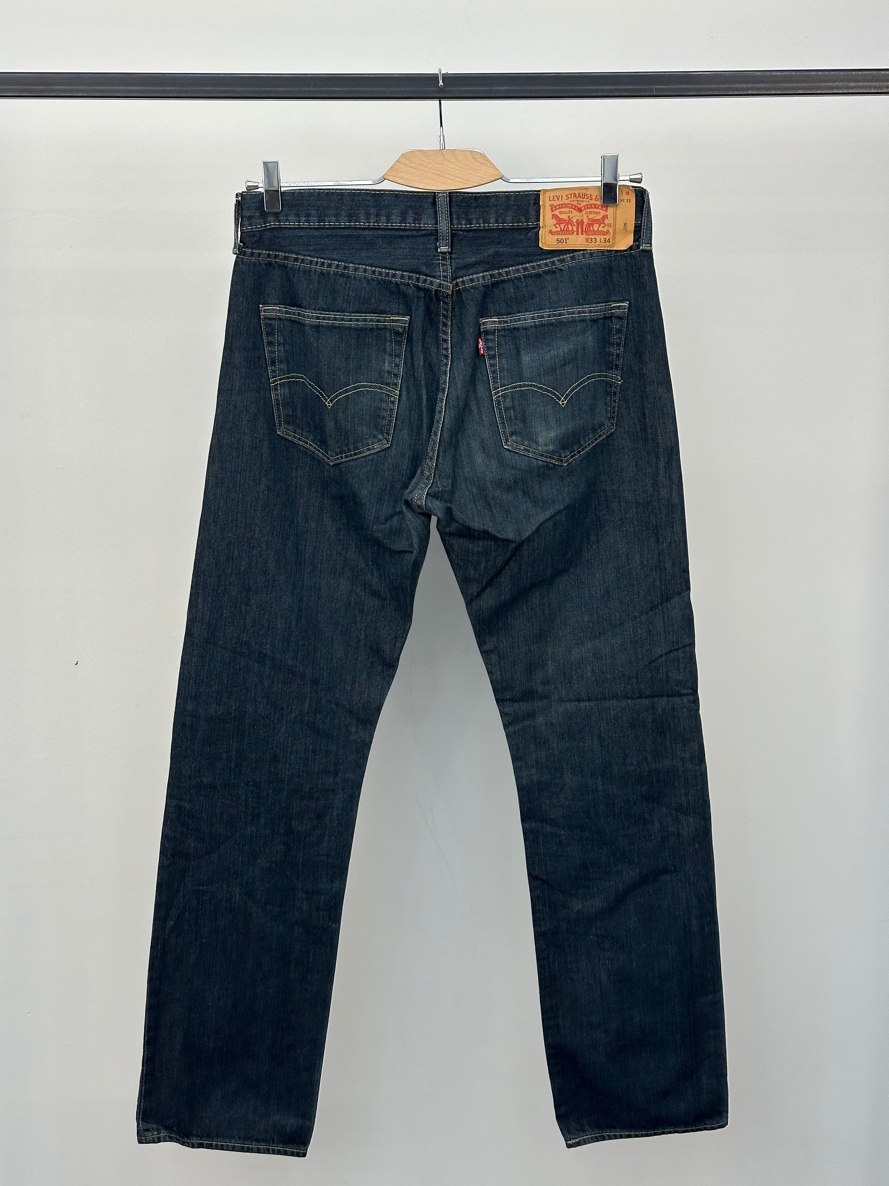 LEVI'S 501 TAGLIA: 47 ITA = W33 L34