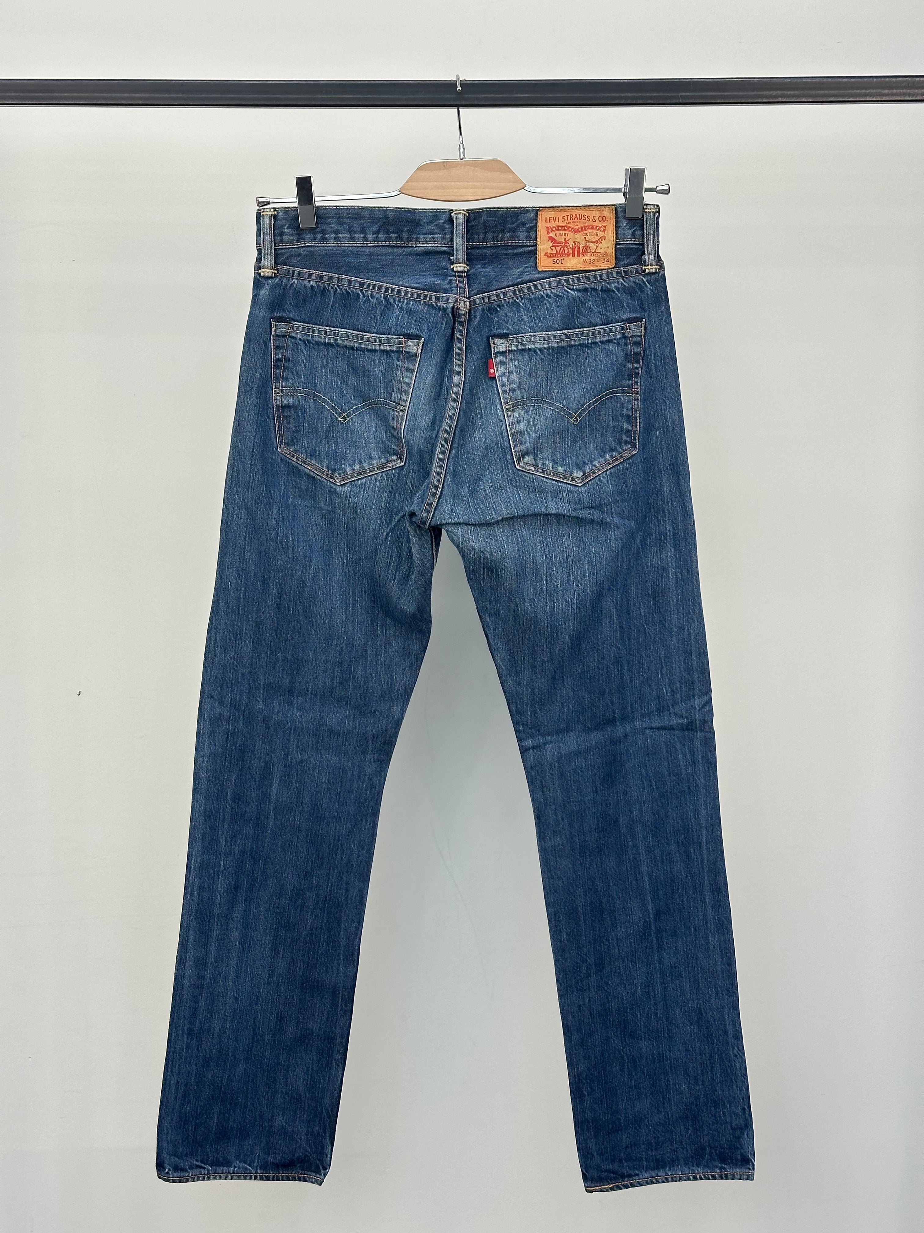 LEVI'S 501 TAGLIA: 46 ITA = W32 L34