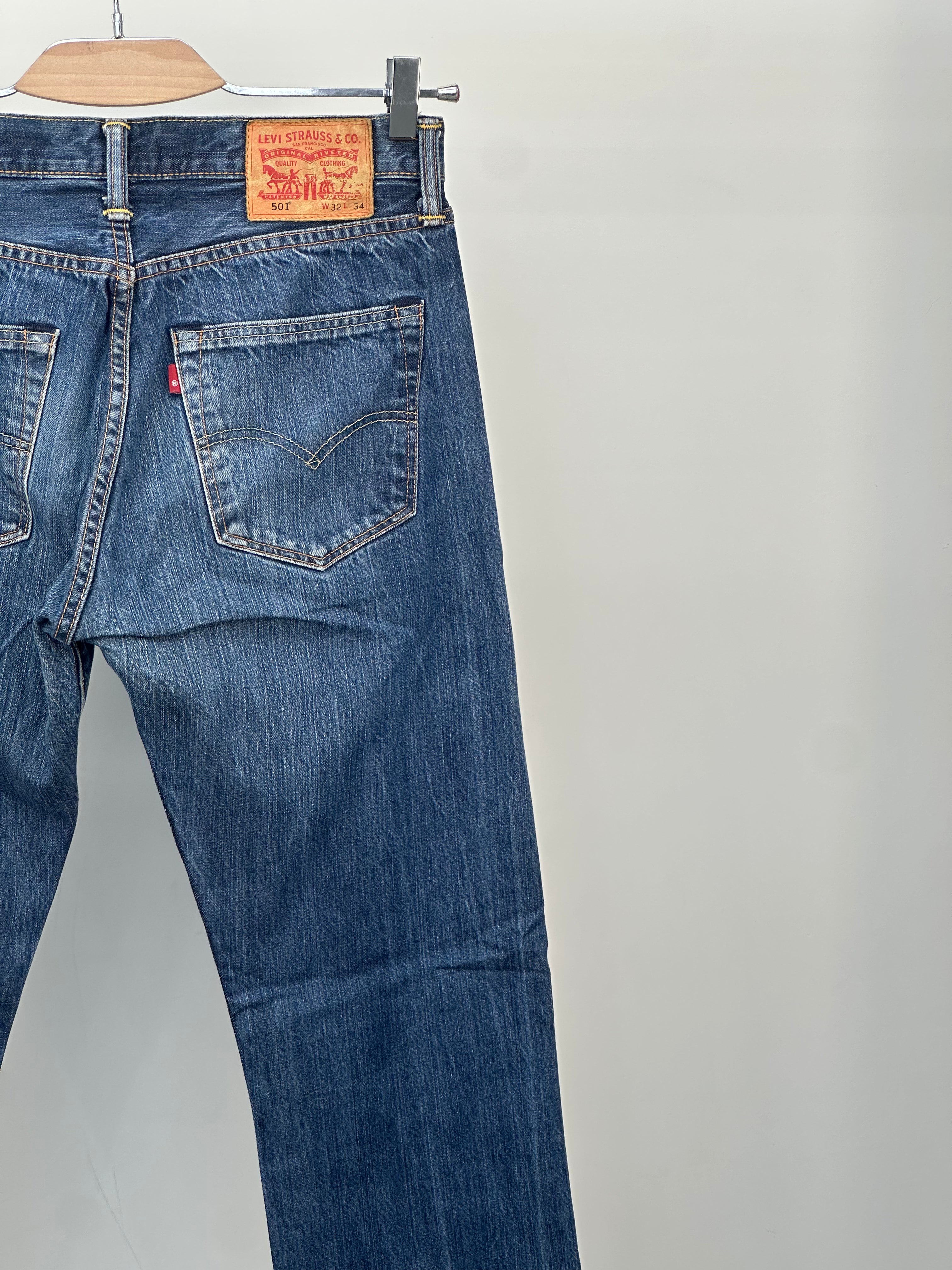 LEVI'S 501 TAGLIA: 46 ITA = W32 L34