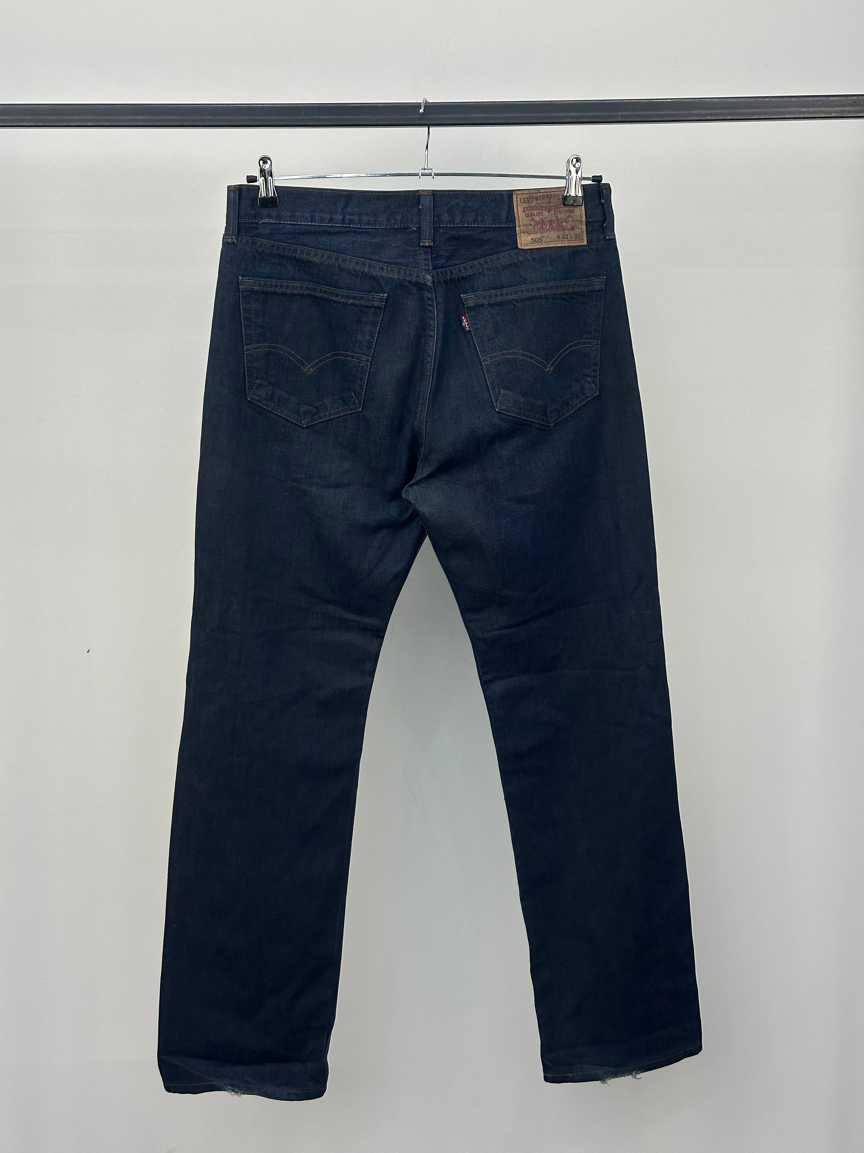 LEVI'S 505 STRAIGHT FIT TAGLIA: 46 ITA = W32 L32