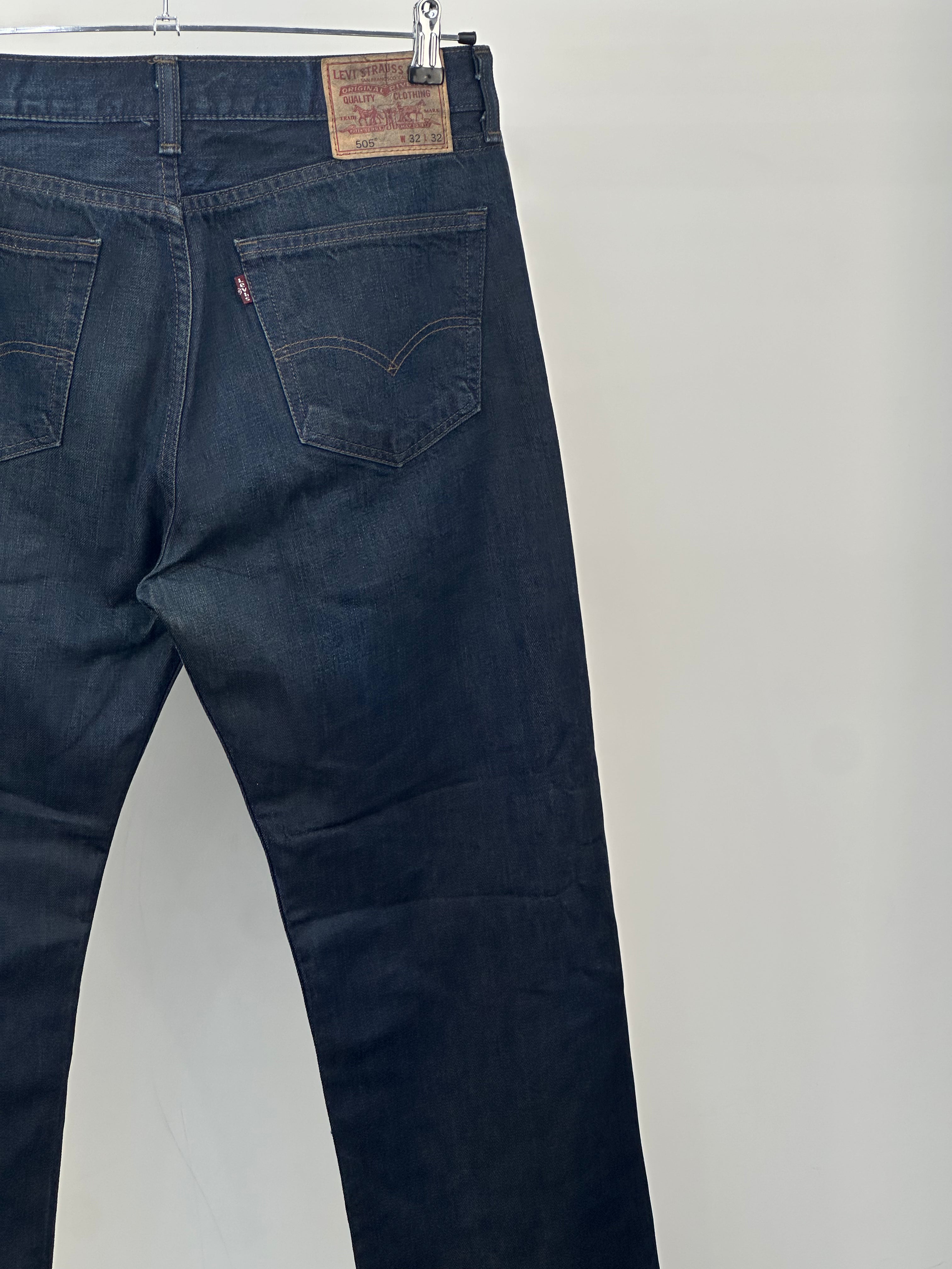 LEVI'S 505 STRAIGHT FIT TAGLIA: 46 ITA = W32 L32