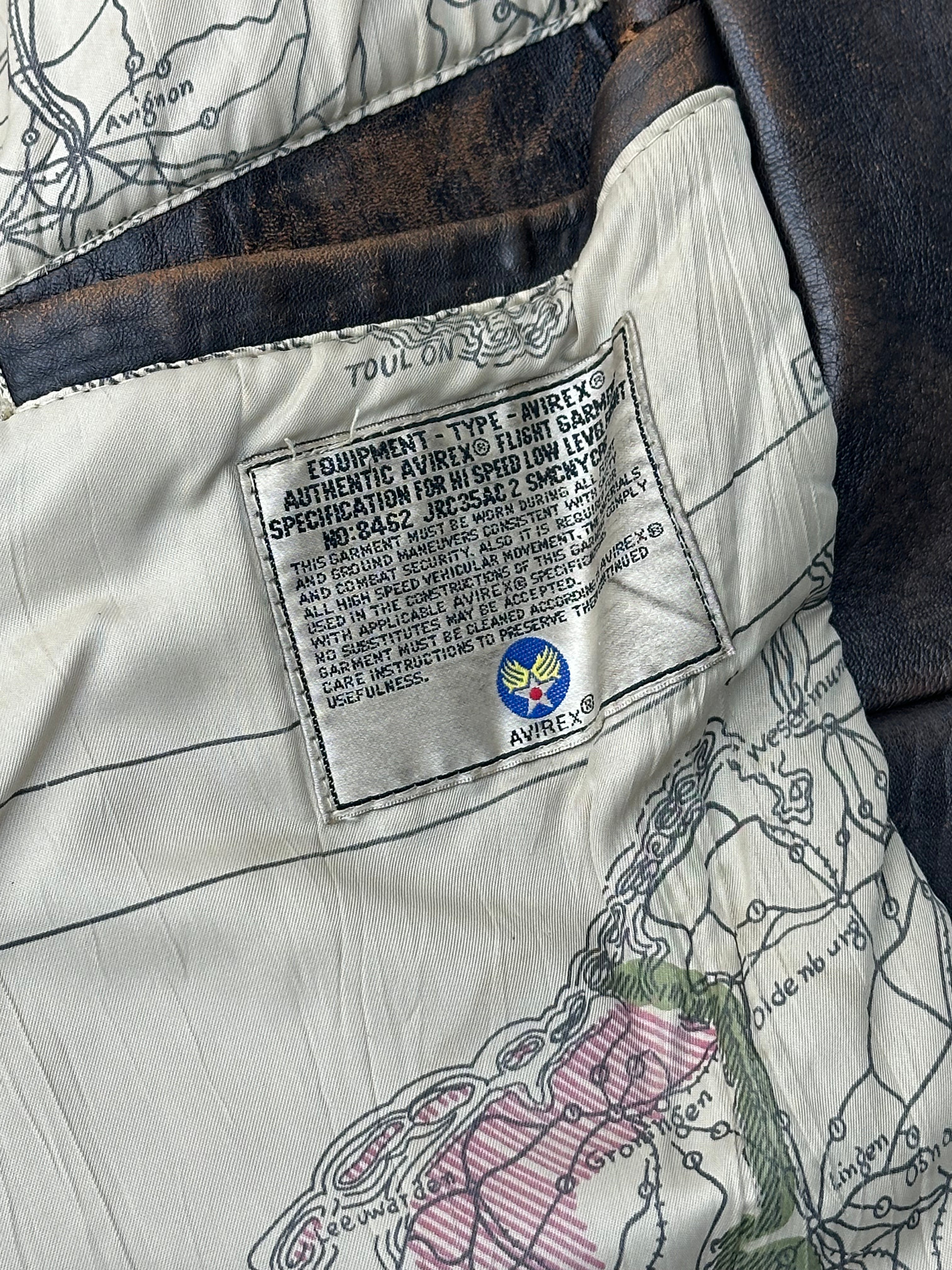 GIACCA AVIREX IN PELLE IN PELLE VINTAGE TAGLIA: XL