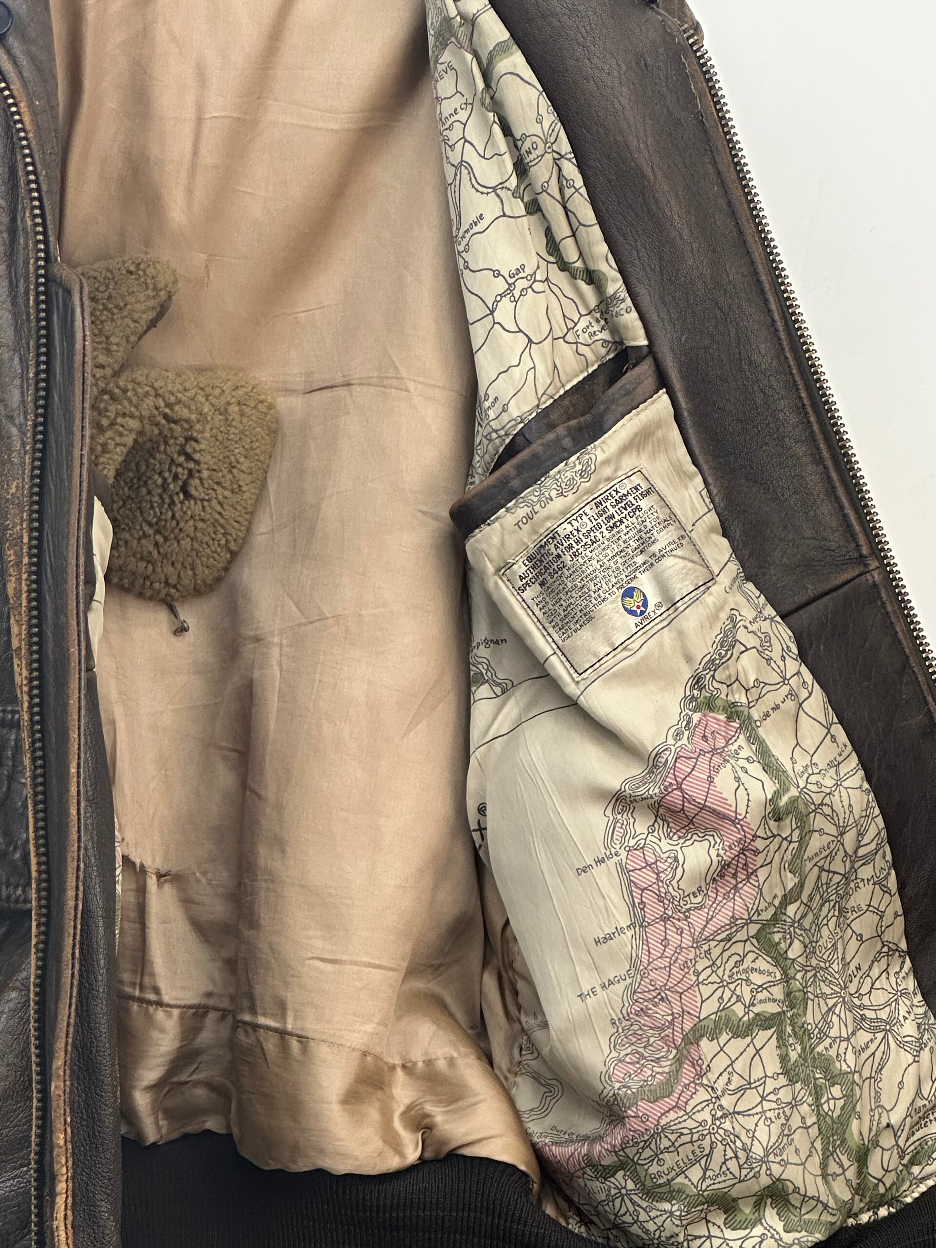 GIACCA AVIREX IN PELLE IN PELLE VINTAGE TAGLIA: XL