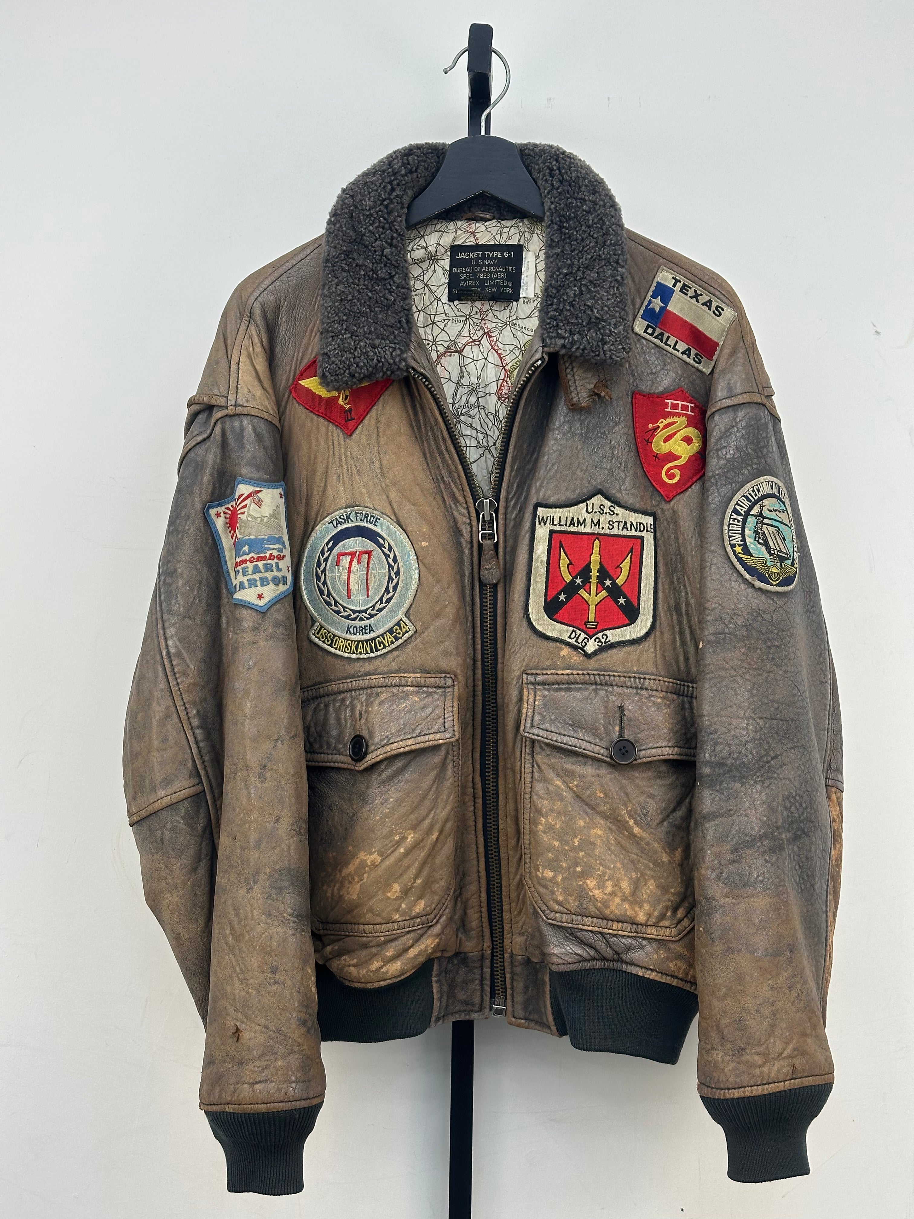 GIACCA AVIREX IN PELLE IN PELLE VINTAGE TAGLIA: M