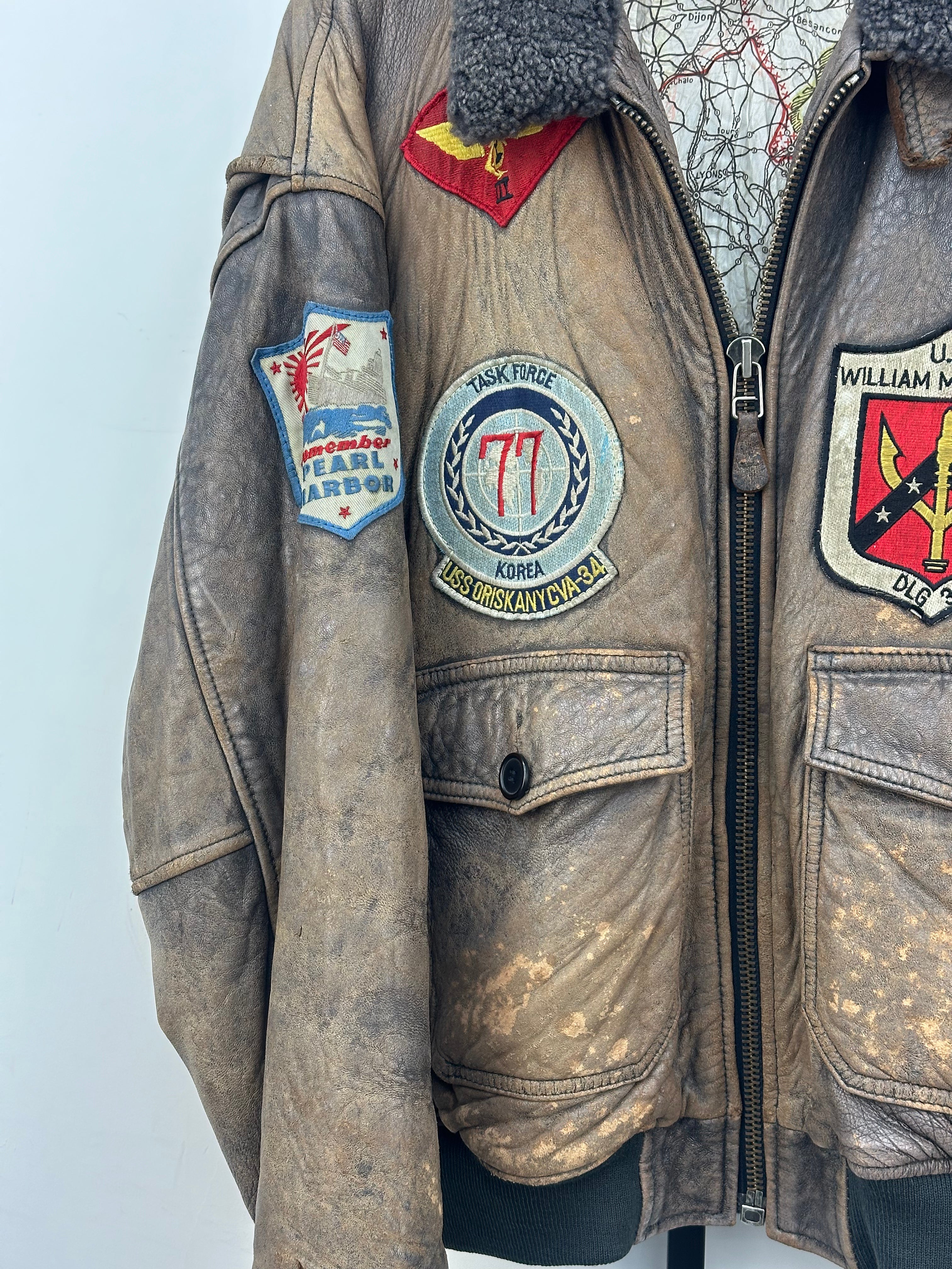 GIACCA AVIREX IN PELLE IN PELLE VINTAGE TAGLIA: M