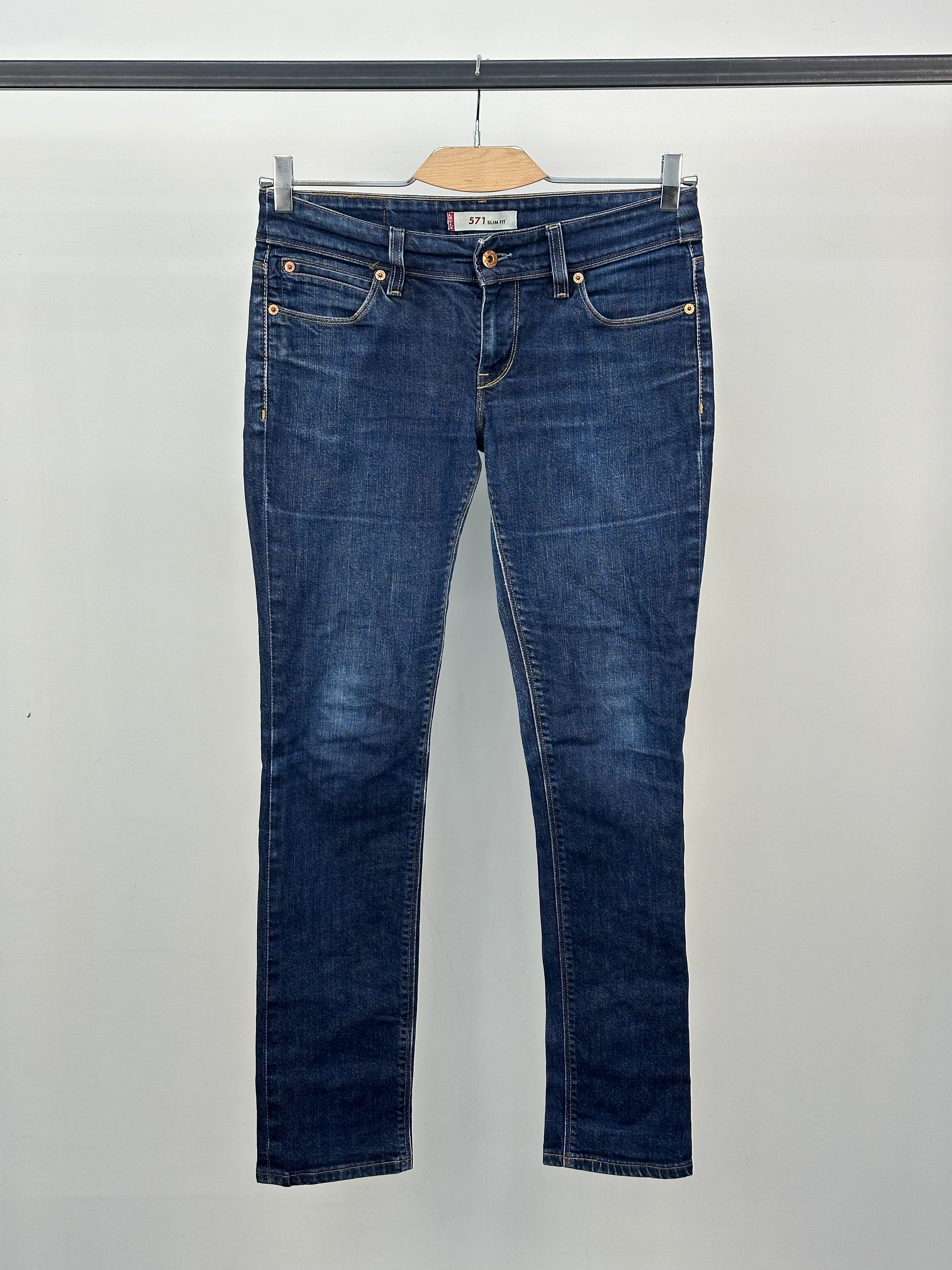 LEVI'S 571 SLIM TAGLIA: 45 ITA = W31 L32