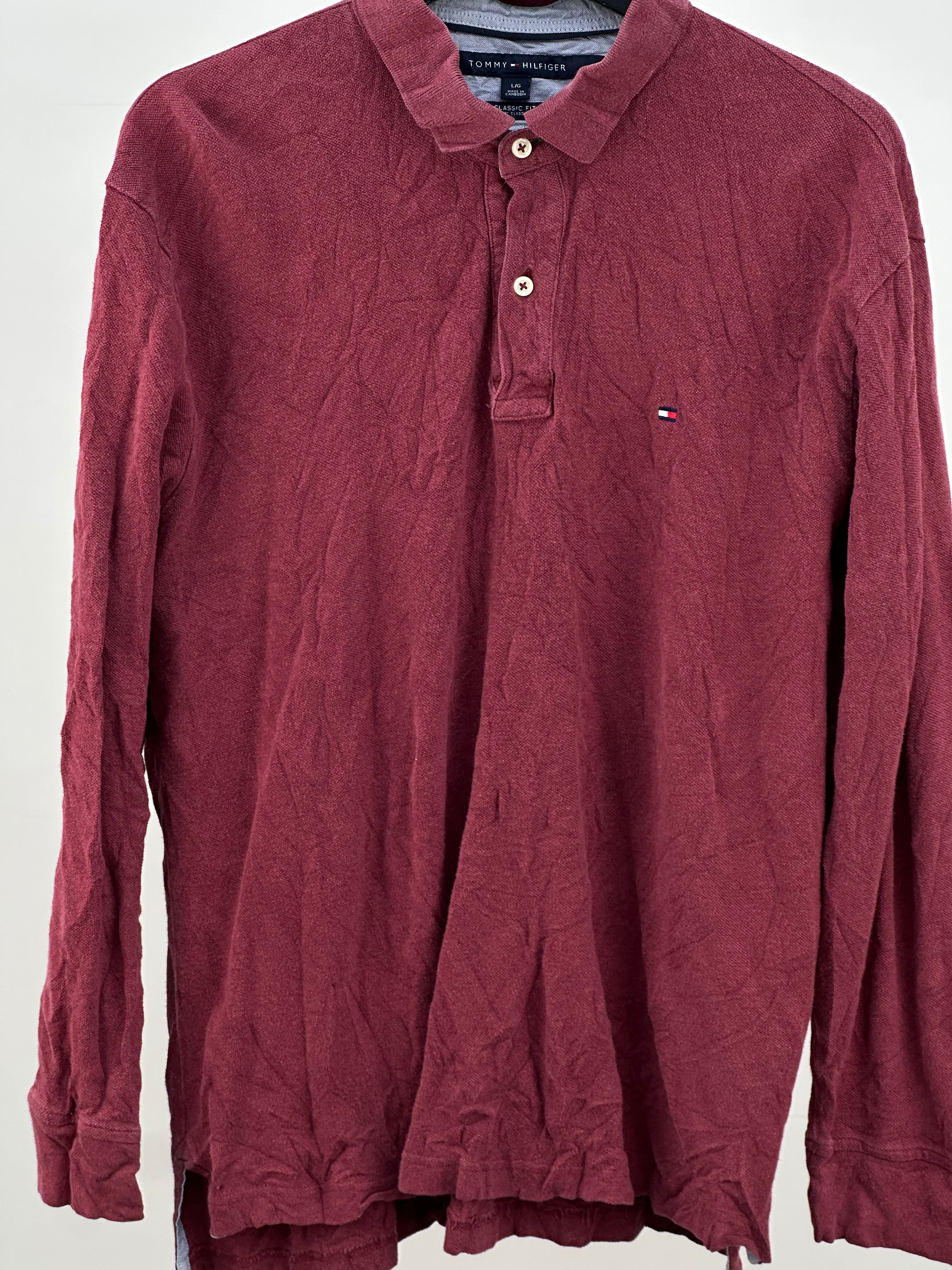 TOMMY HILFIGER POLO SIZE : L