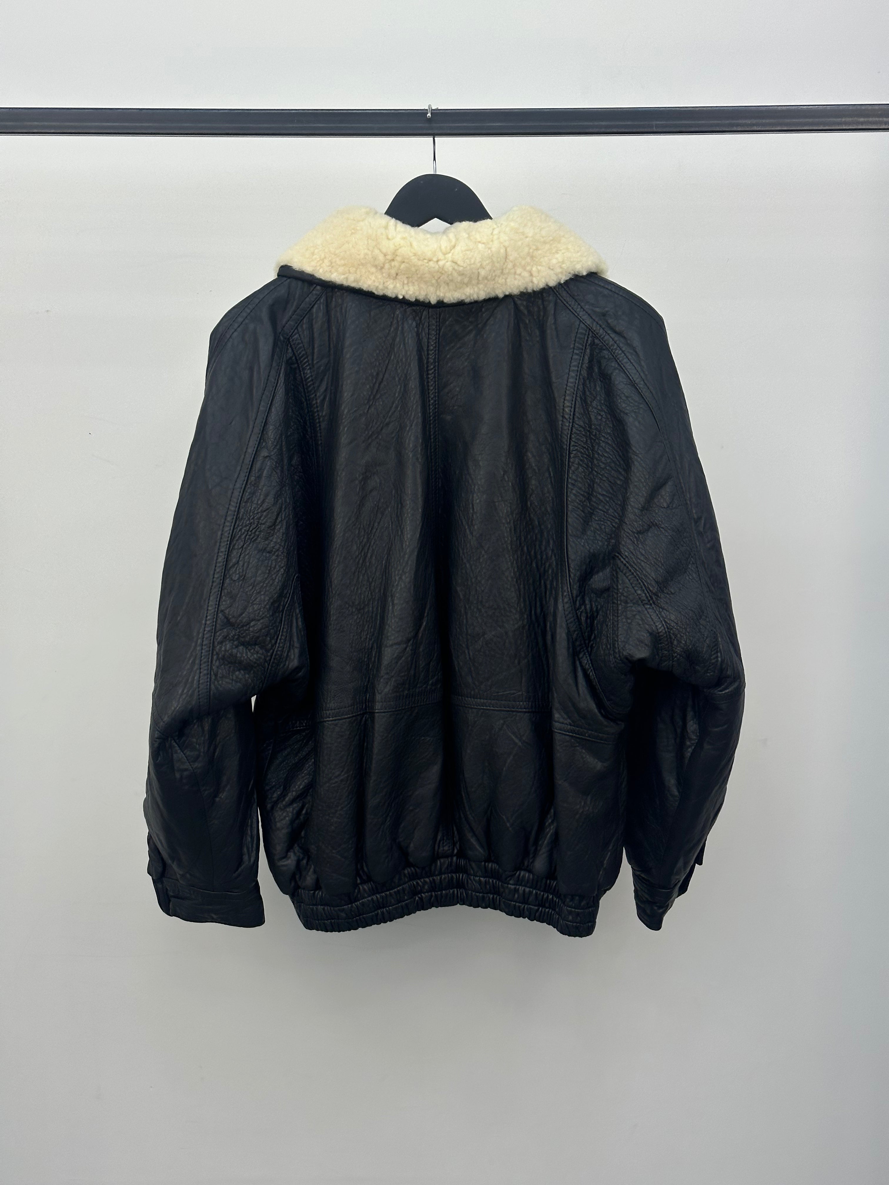 BOMBER IN PELLE TAGLIA: L